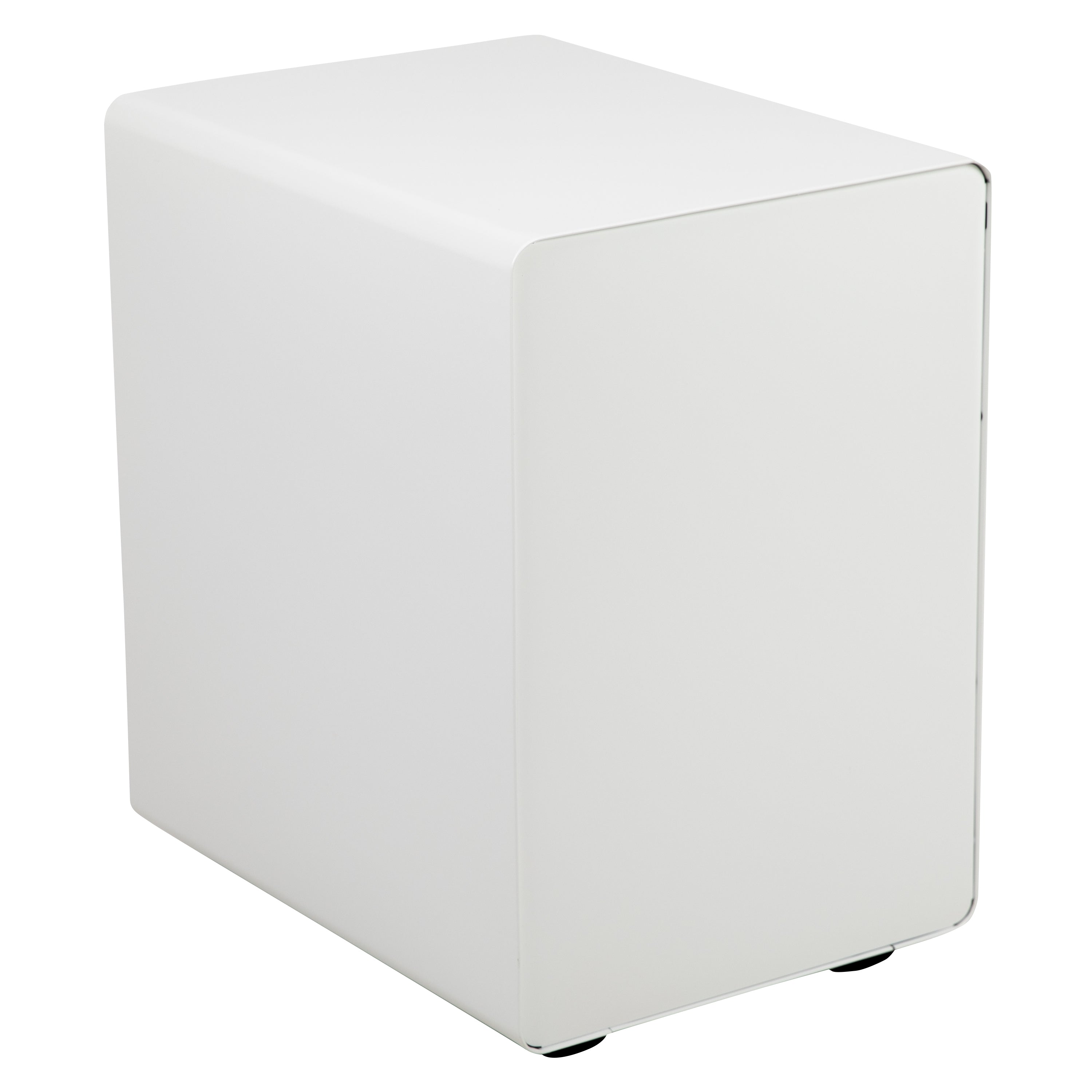 Ergonomic 3-Drawer Mobile Locking Filing Cabinet with Anti-Tilt Mechanism and Hanging Drawer for Legal & Letter Files