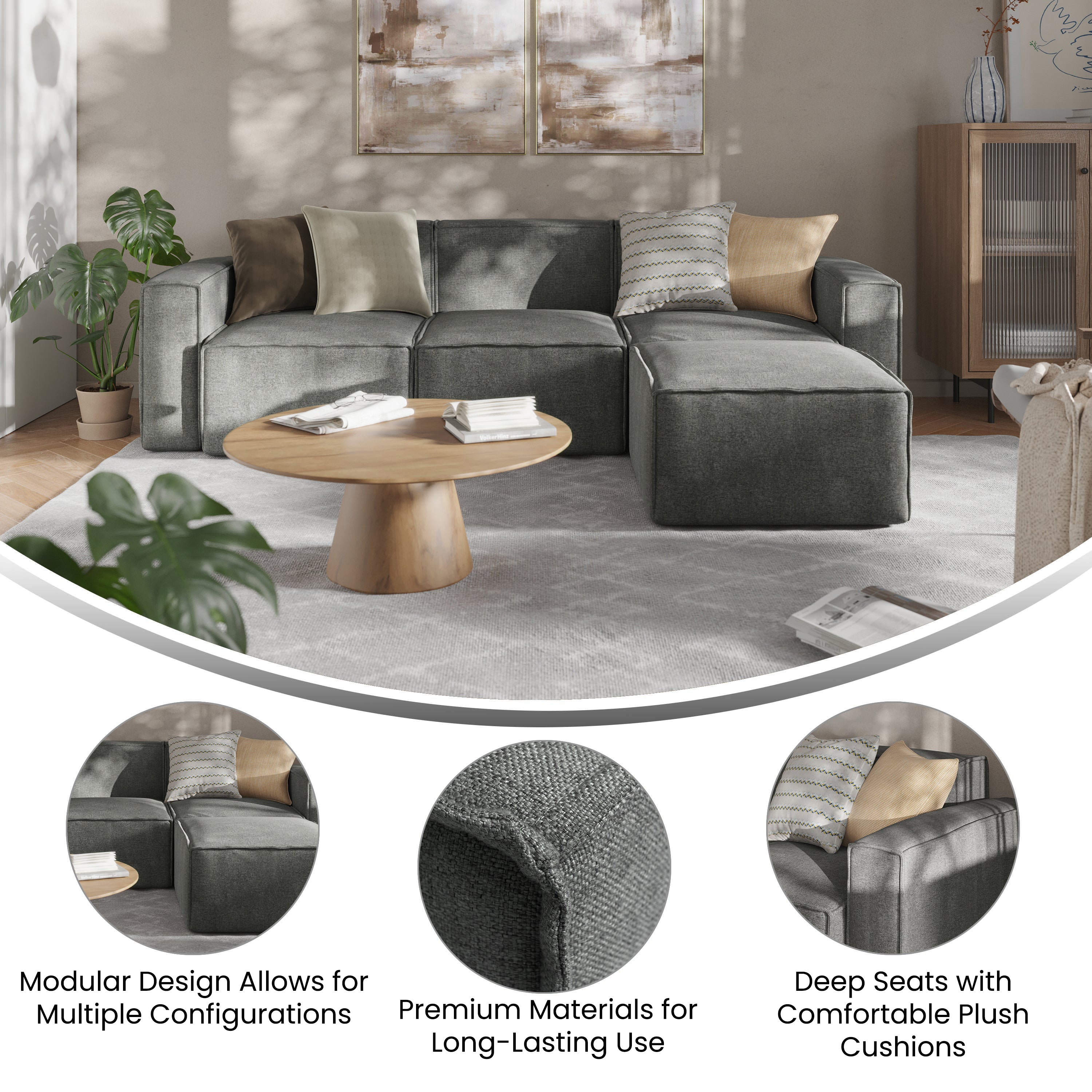 Bridgetown Luxury Modular Sectional Sofa