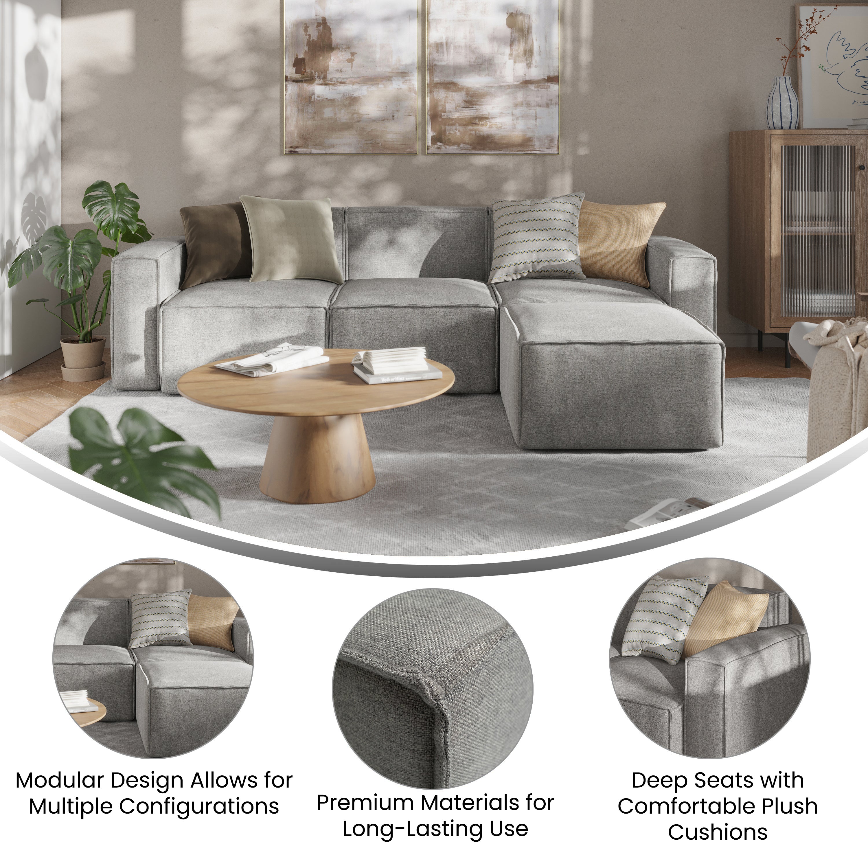 Bridgetown Luxury Modular Sectional Sofa