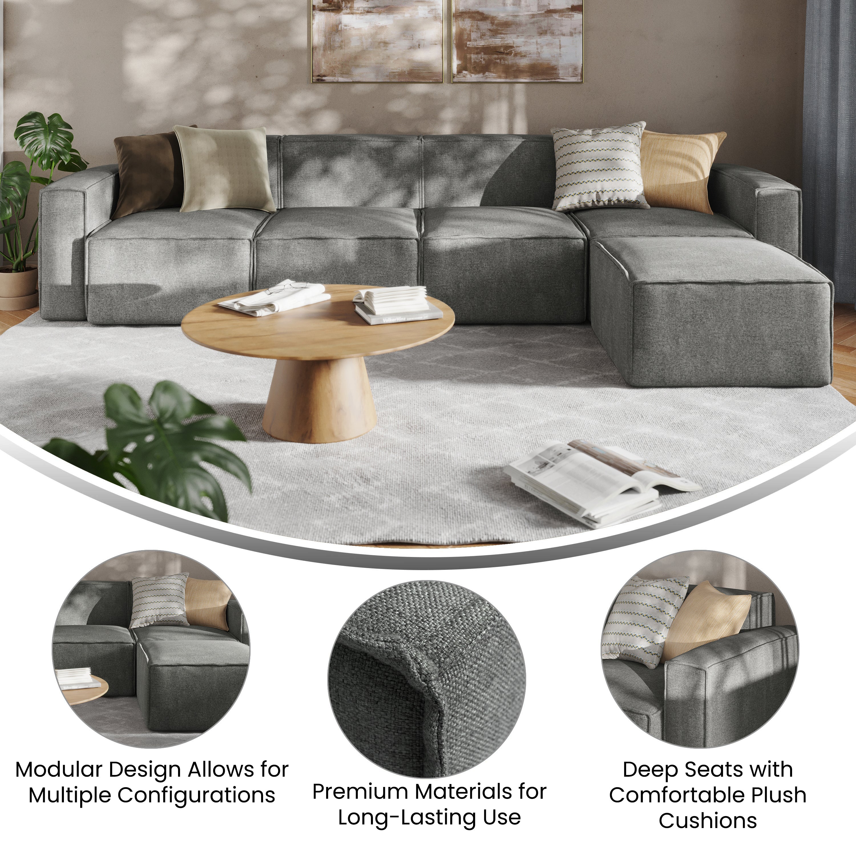Bridgetown Luxury Modular Sectional Sofa