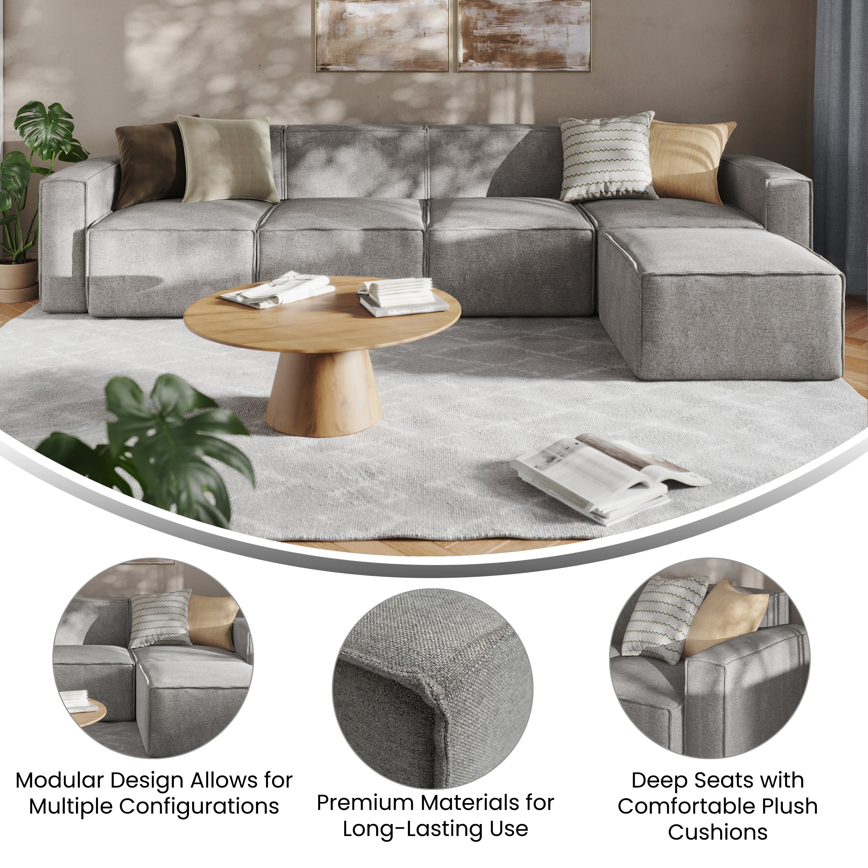 Bridgetown Luxury Modular Sectional Sofa