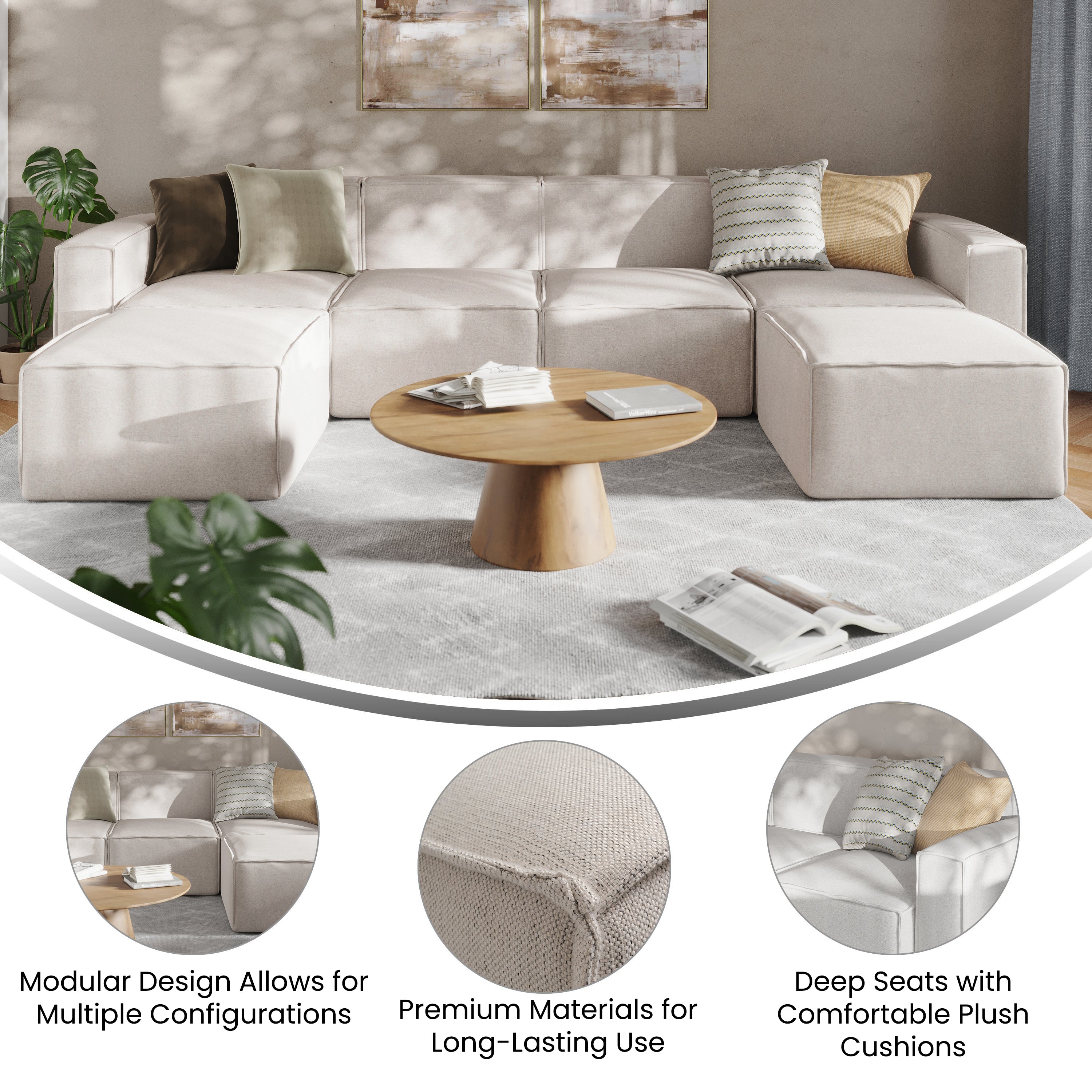Bridgetown Luxury Modular Sectional Sofa