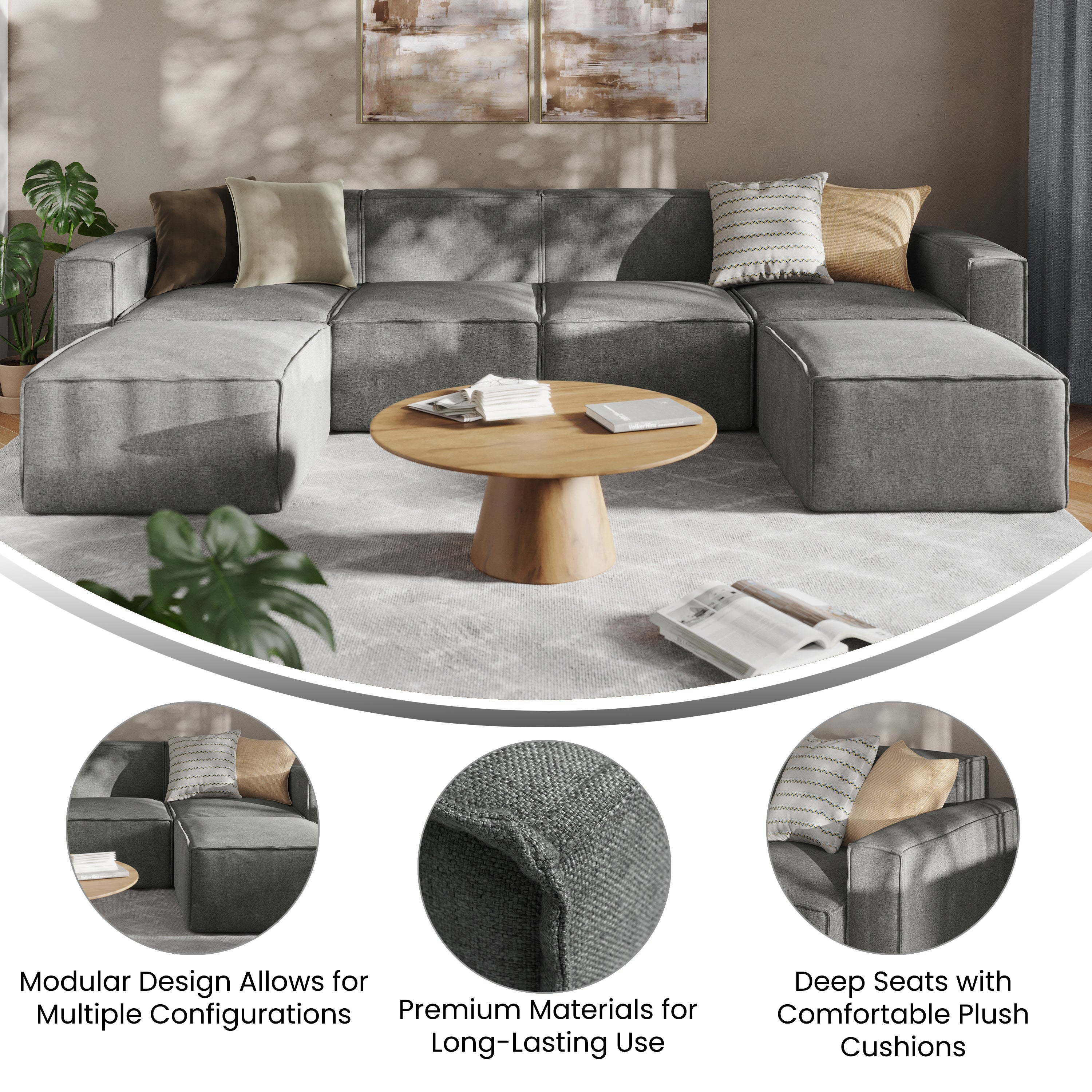 Bridgetown Luxury Modular Sectional Sofa