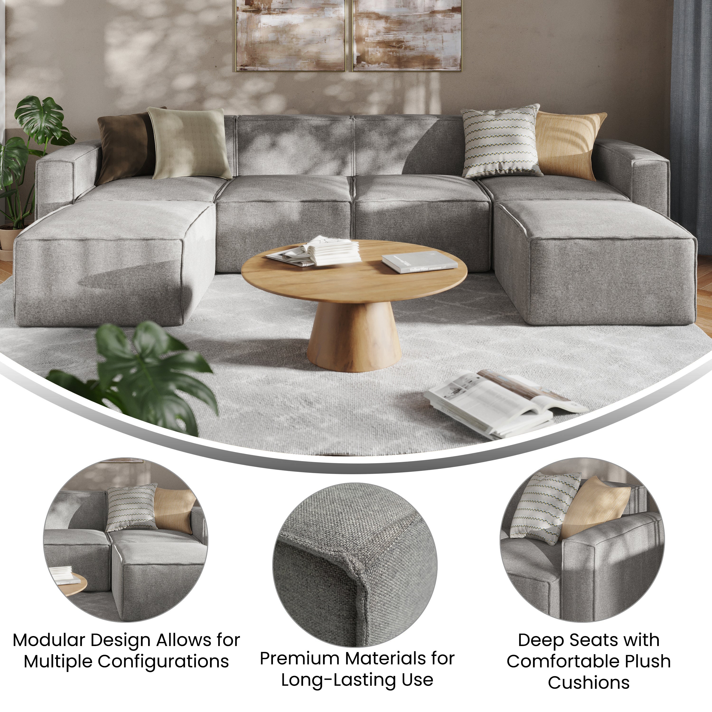 Bridgetown Luxury Modular Sectional Sofa