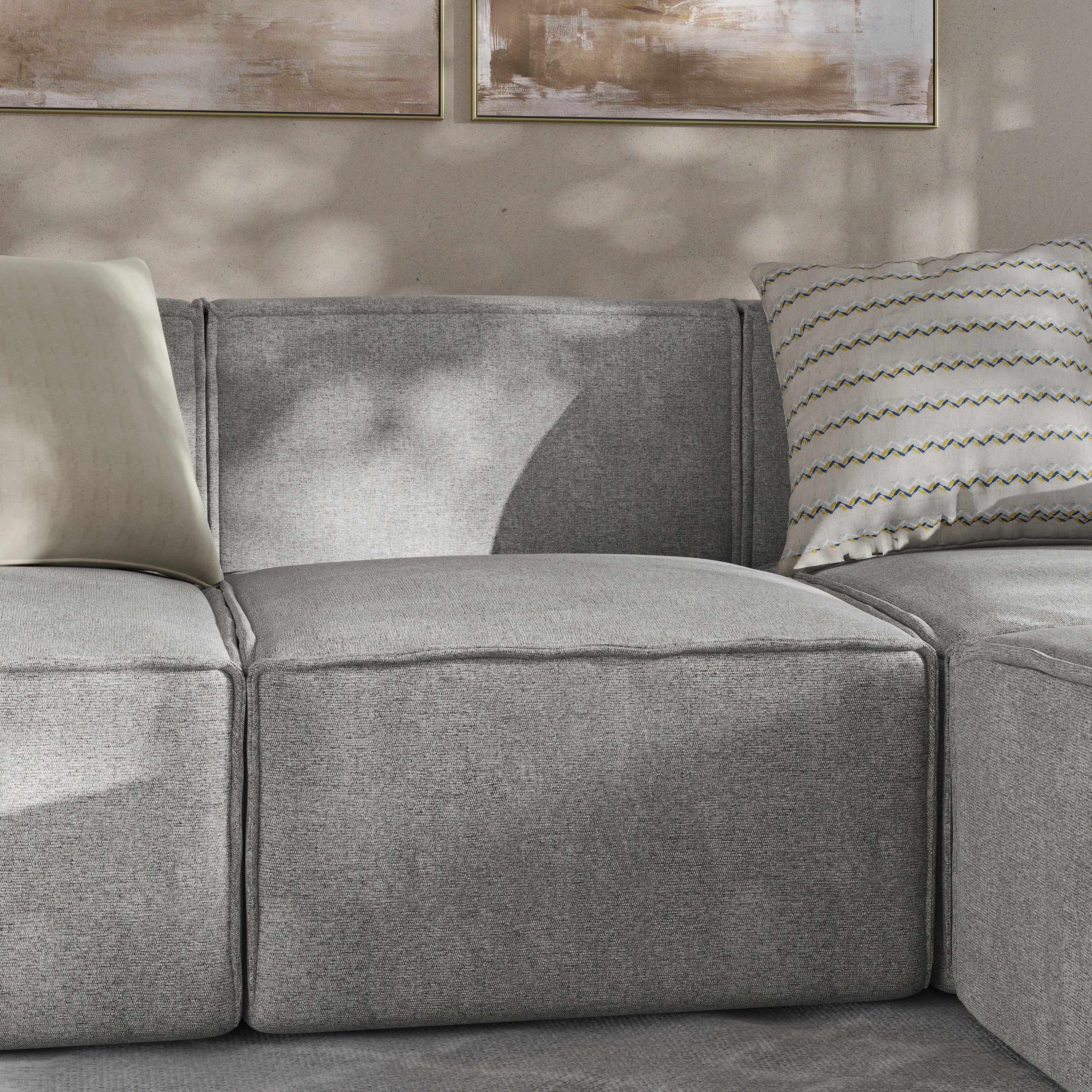 Bridgetown Luxury Modular Sectional Sofa Armless Center Seat