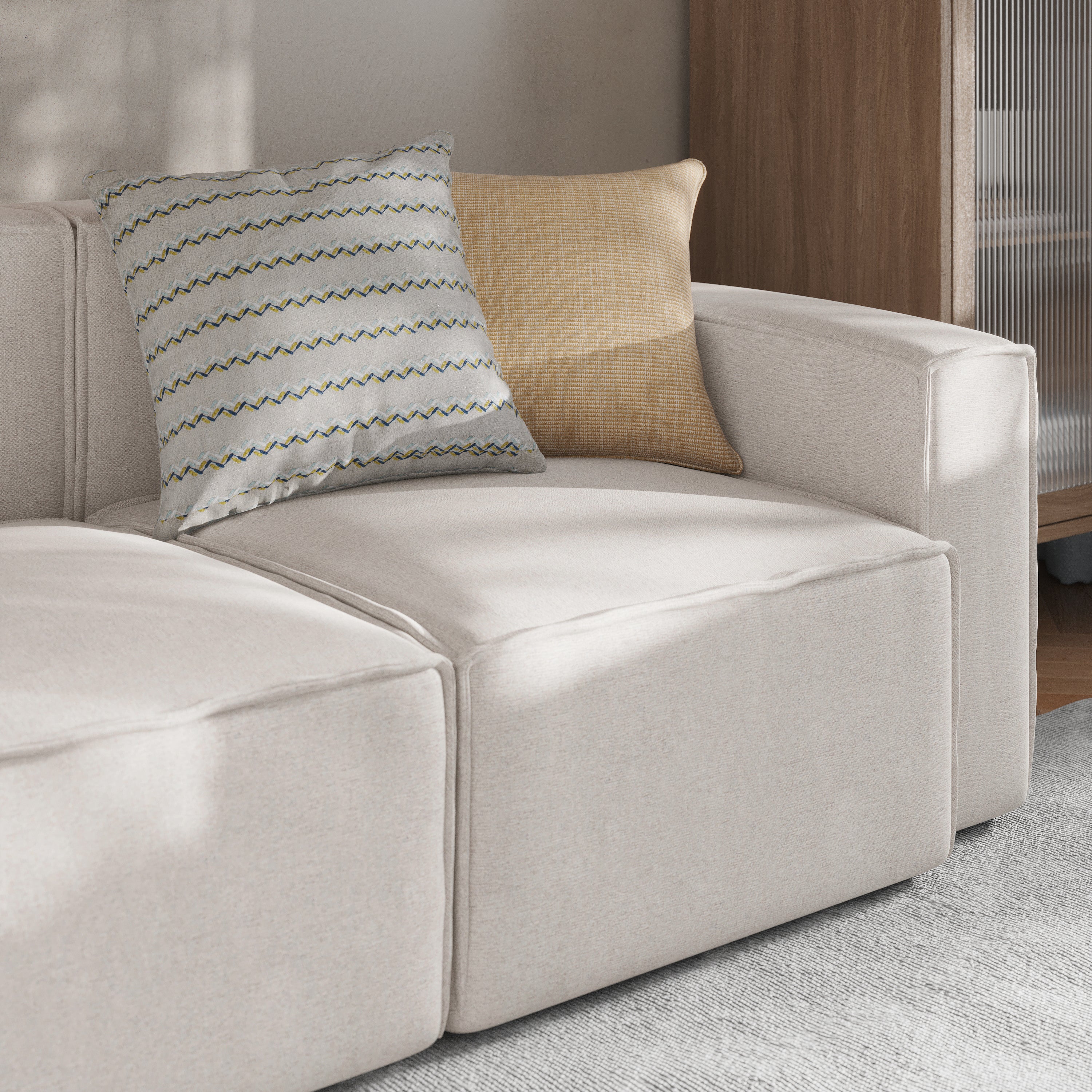 Bridgetown Luxury Modular Sectional Sofa Right Side with Arm Rest