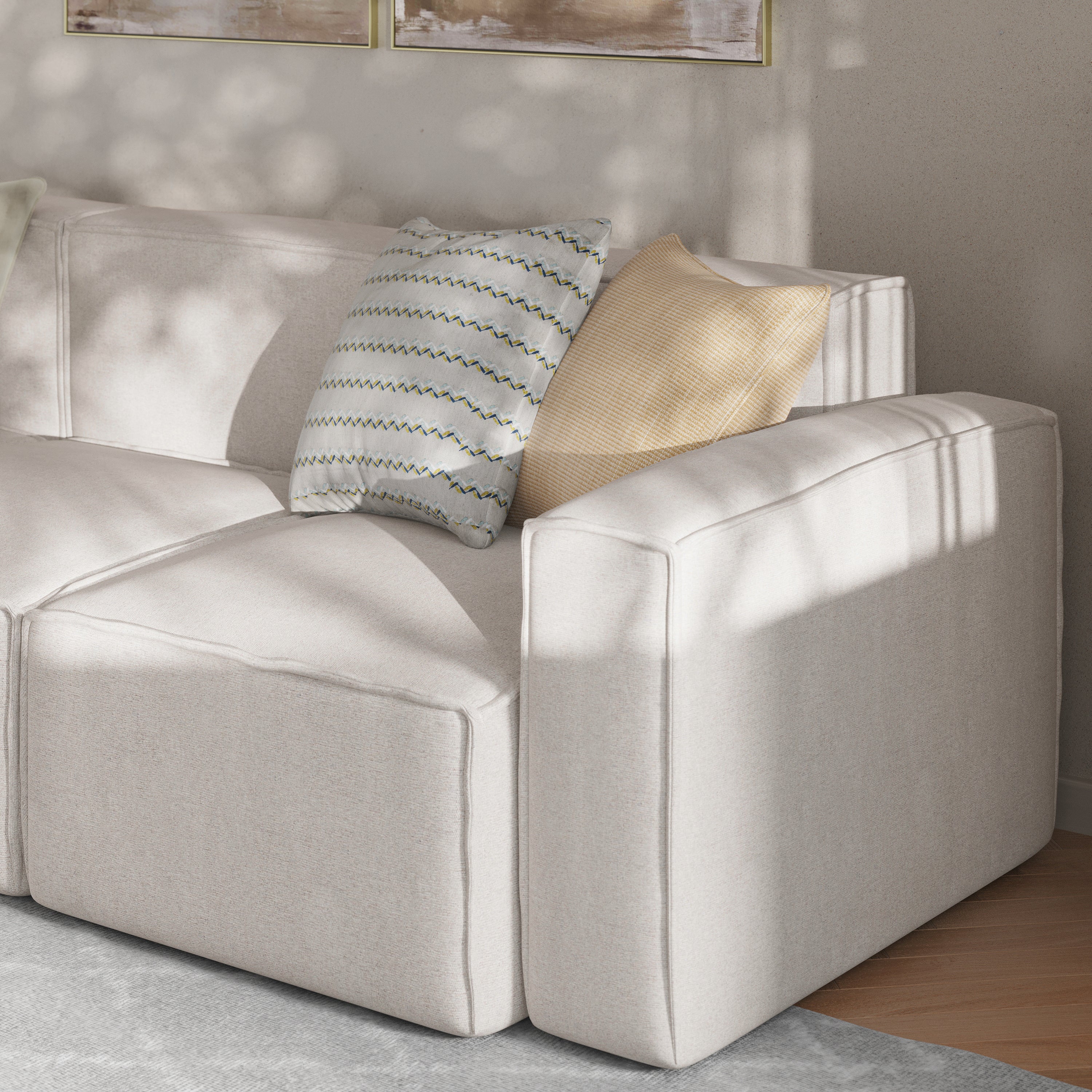 Bridgetown Luxury Modular Sectional Sofa Right Side with Arm Rest