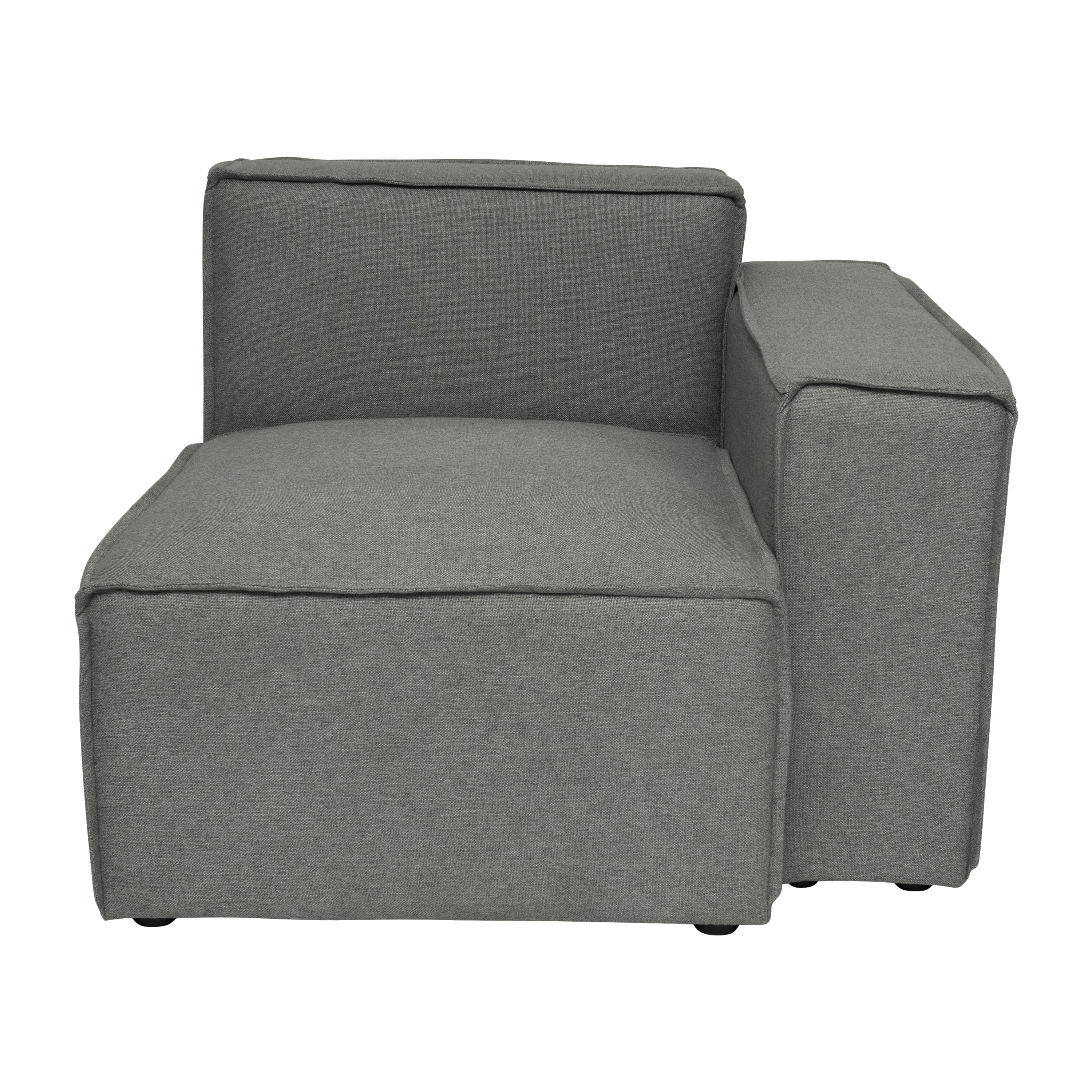 Bridgetown Luxury Modular Sectional Sofa Right Side with Arm Rest