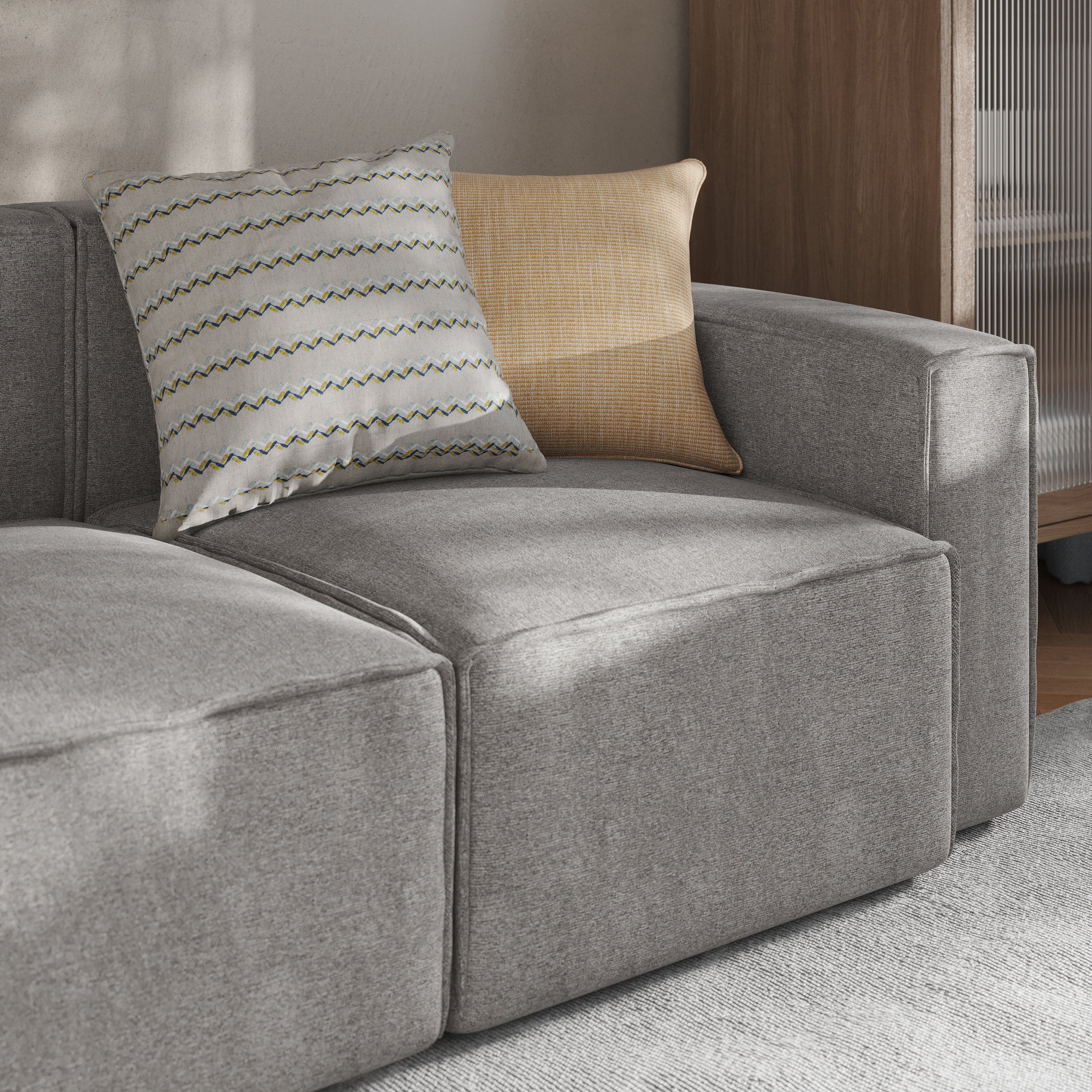 Bridgetown Luxury Modular Sectional Sofa Right Side with Arm Rest