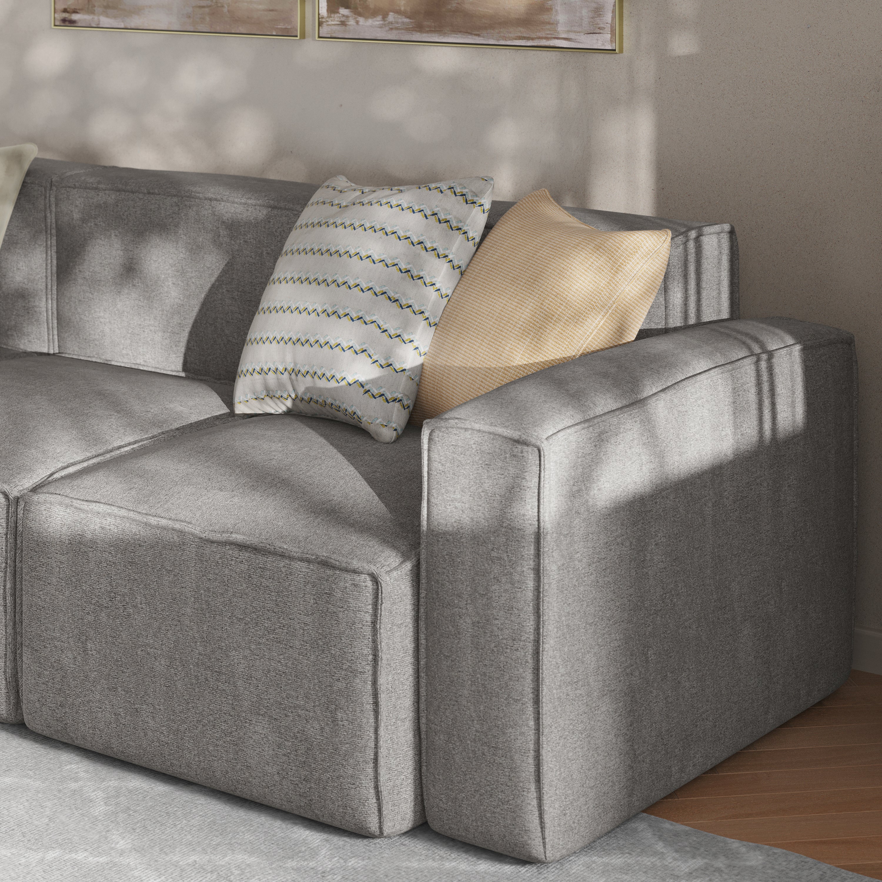 Bridgetown Luxury Modular Sectional Sofa Right Side with Arm Rest