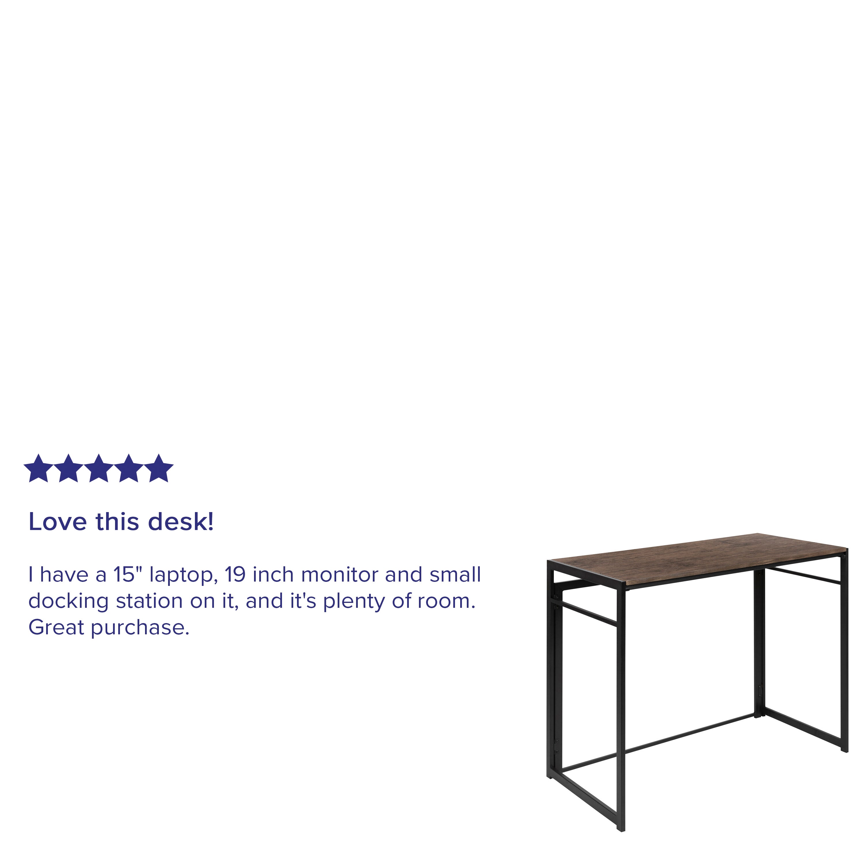 Home Office Folding Computer Desk - Laptop Desk