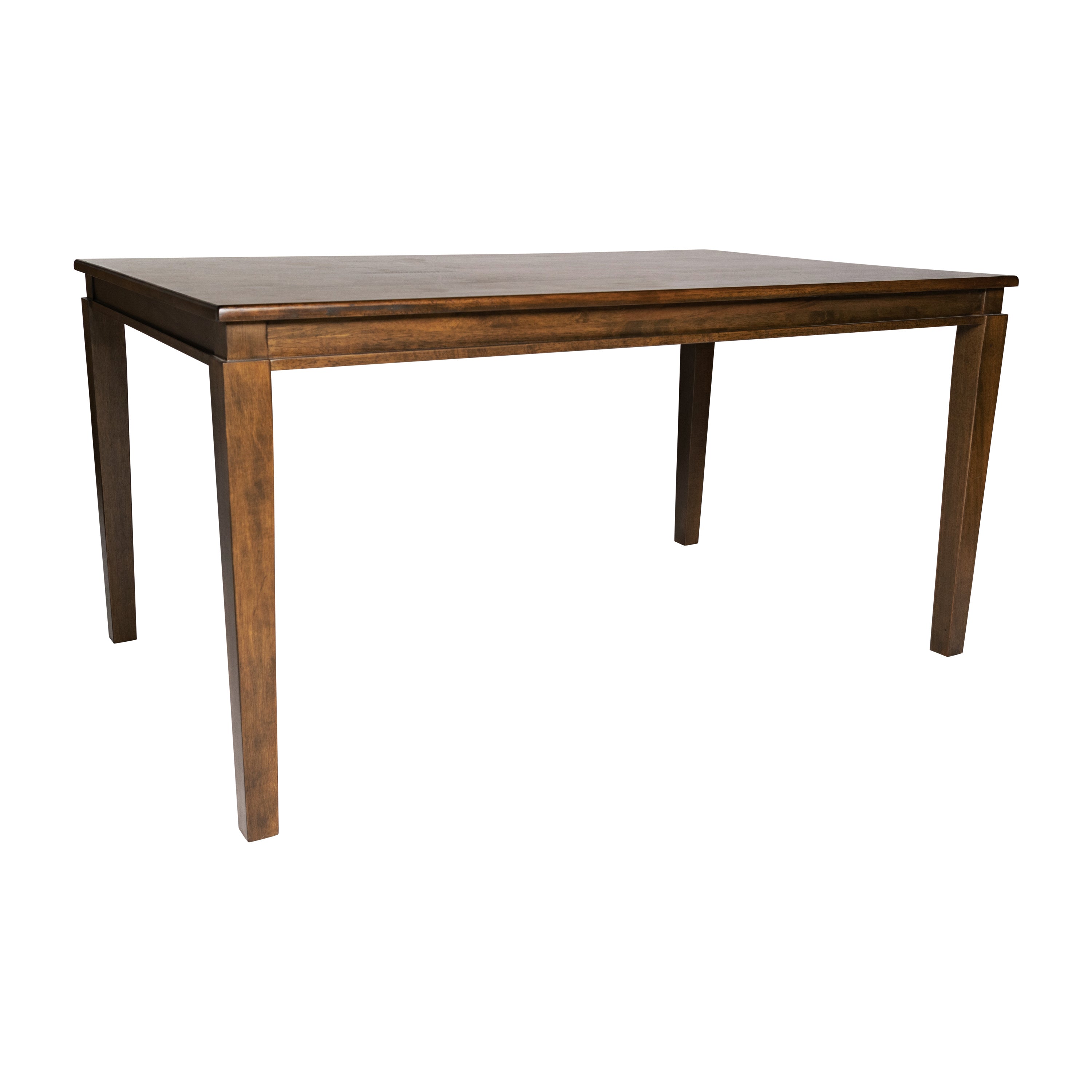 Henry Solid Wood Dining Table, Heavy Duty Rectangle Wood Table for 6