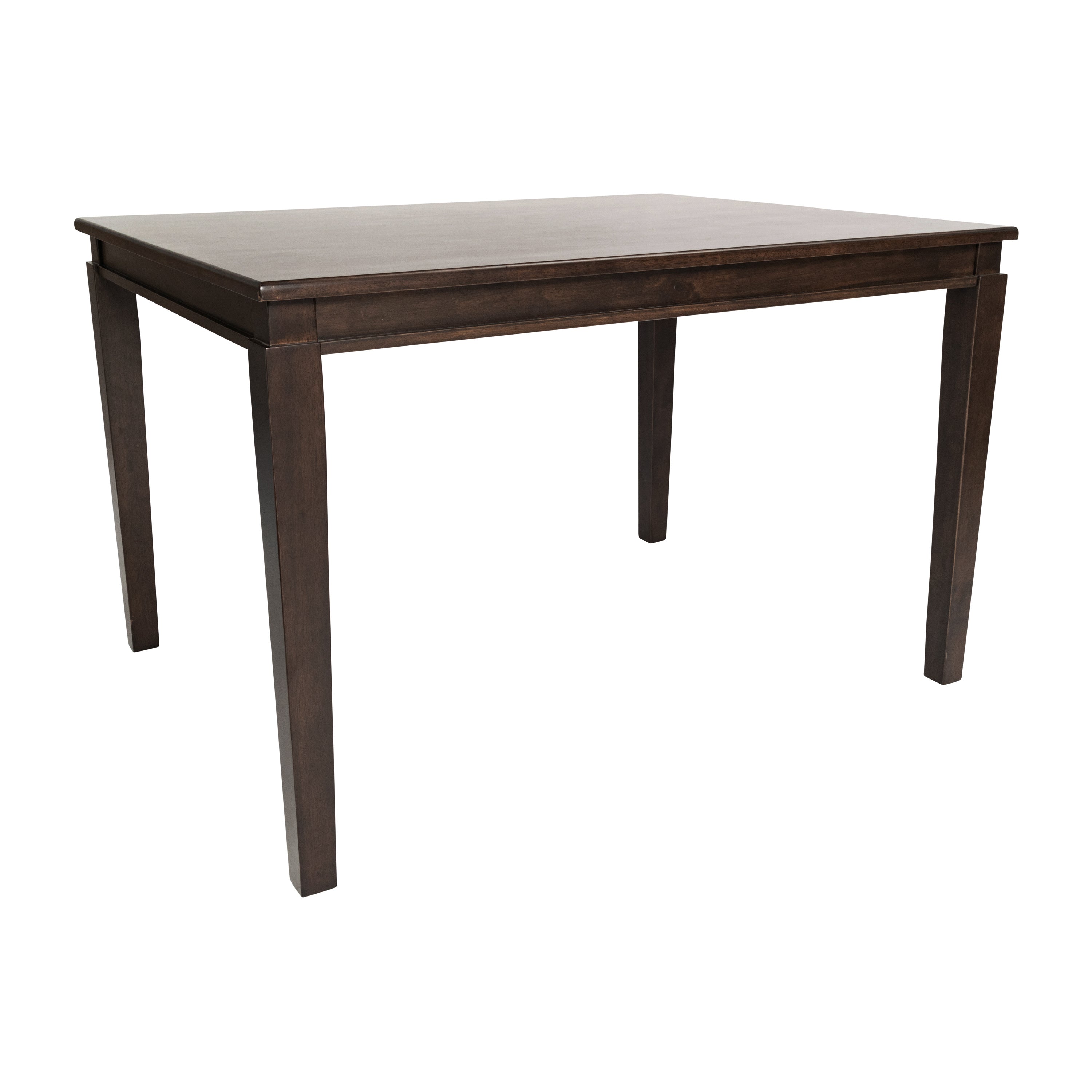 Henry Solid Wood Dining Table, Heavy Duty Rectangle Wood Table for 4
