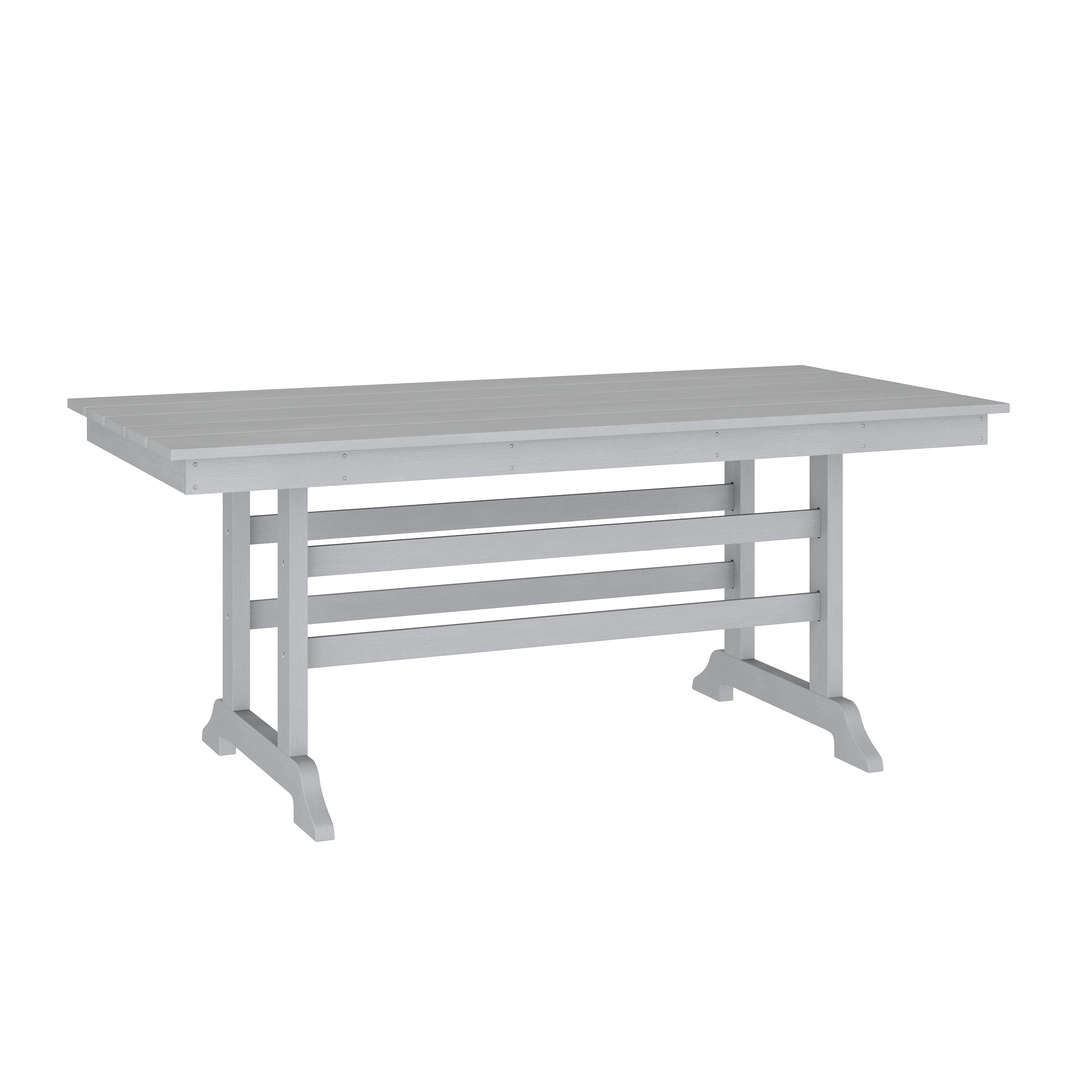 Abraham Indoor/Outdoor Recycled HDPE Adirondack Dining Table