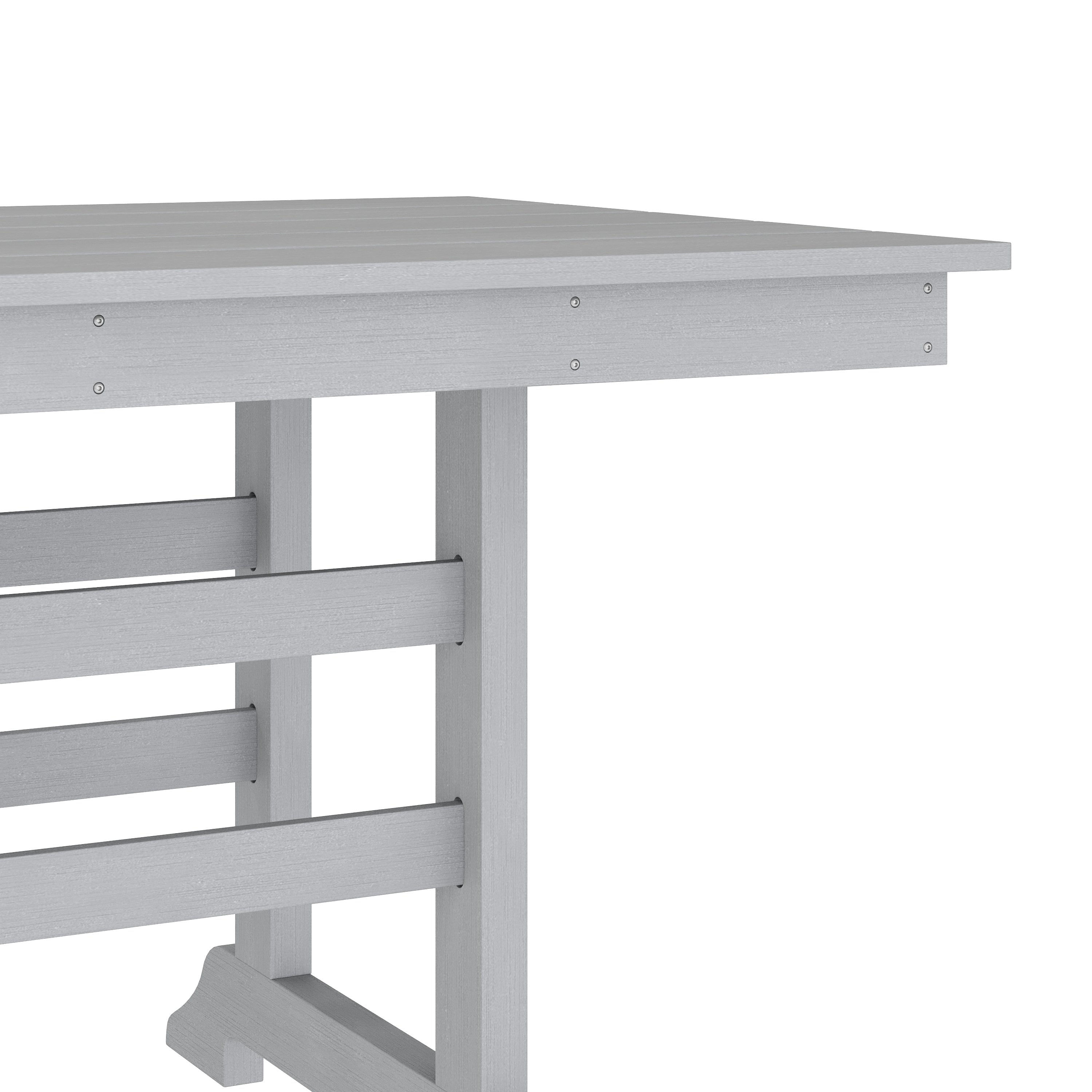 Abraham Indoor/Outdoor Recycled HDPE Adirondack Dining Table
