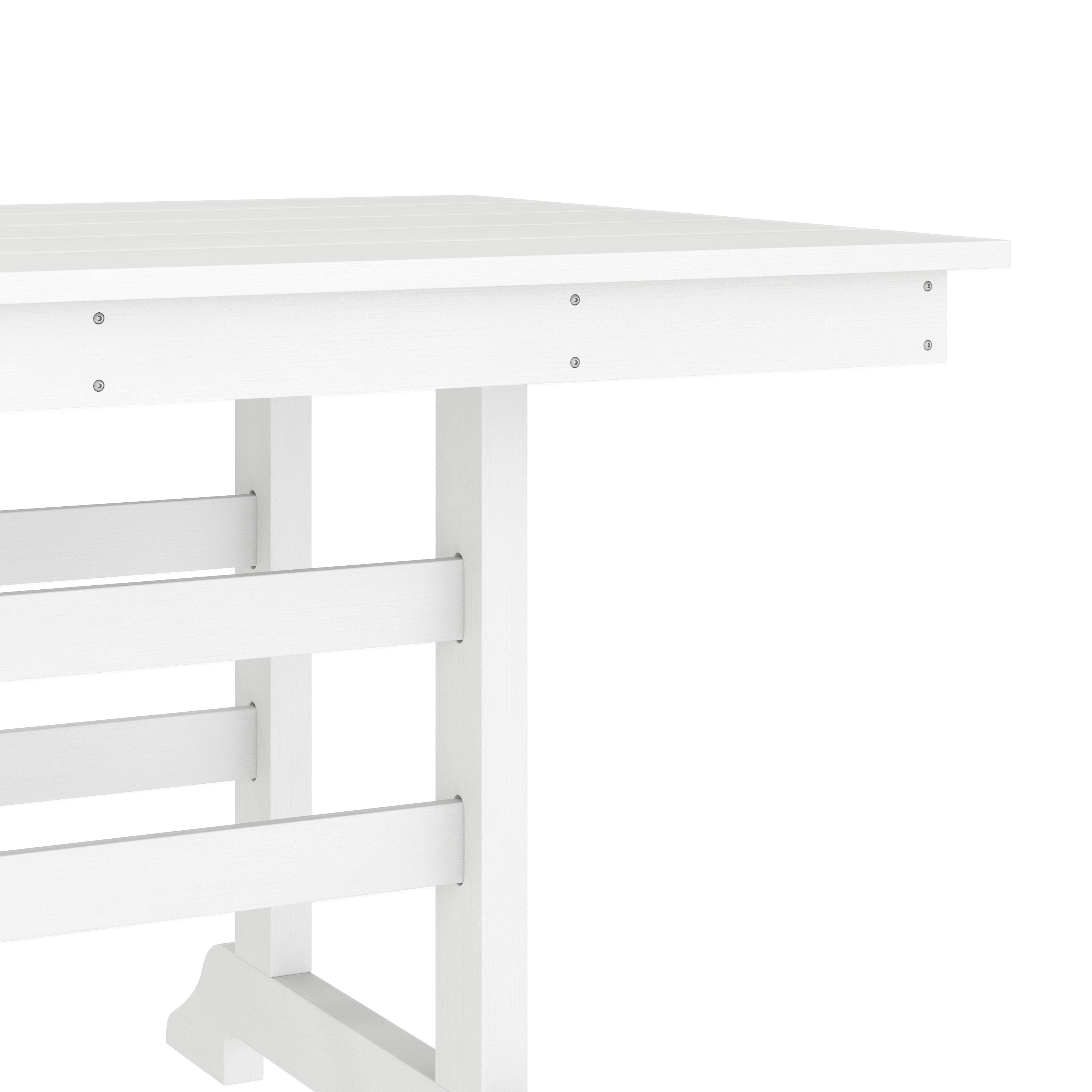 Abraham Indoor/Outdoor Recycled HDPE Adirondack Dining Table