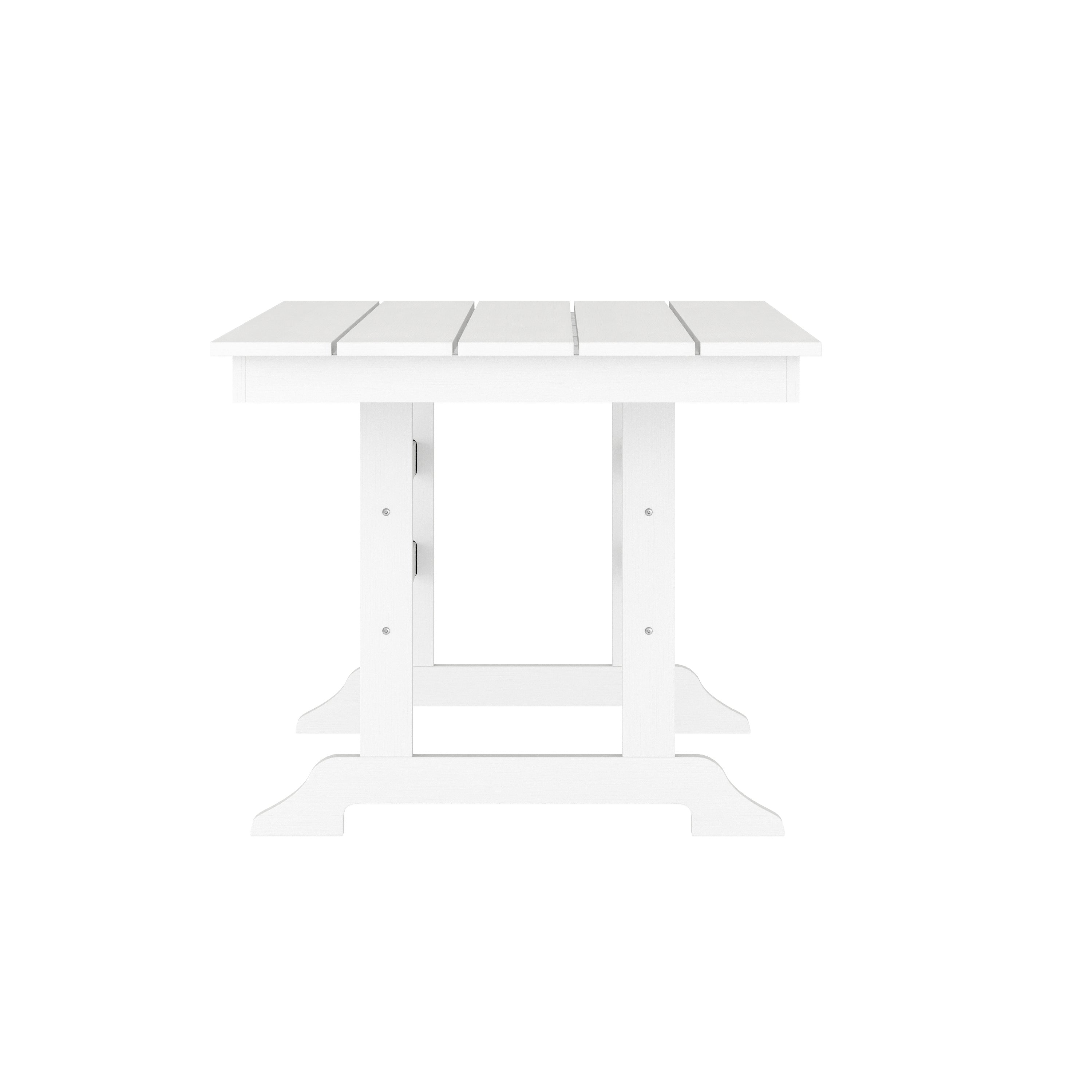 Abraham Indoor/Outdoor Recycled HDPE Adirondack Dining Table