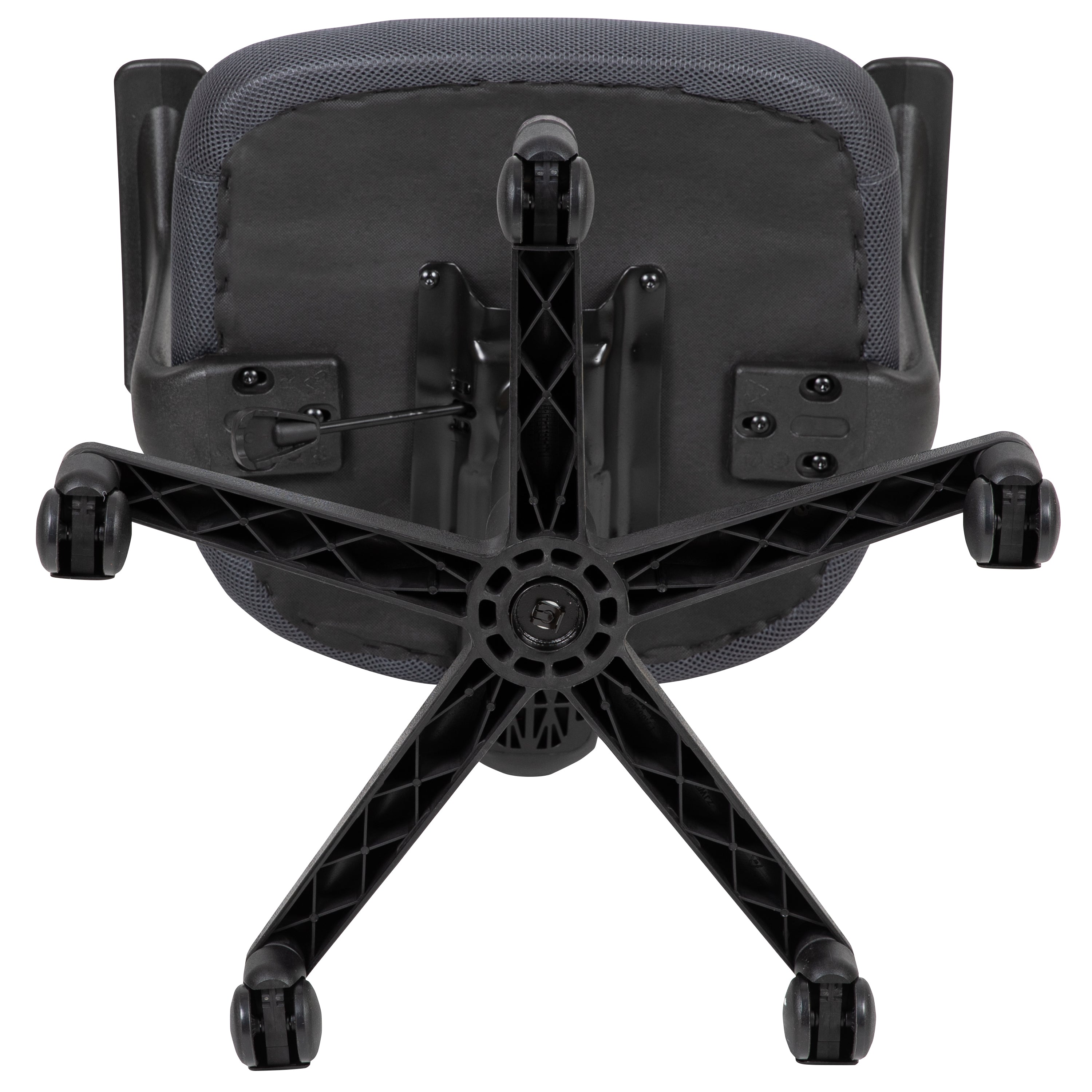Flash Fundamentals Mid-Back Mesh Swivel Ergonomic Task Office Chair with Arms