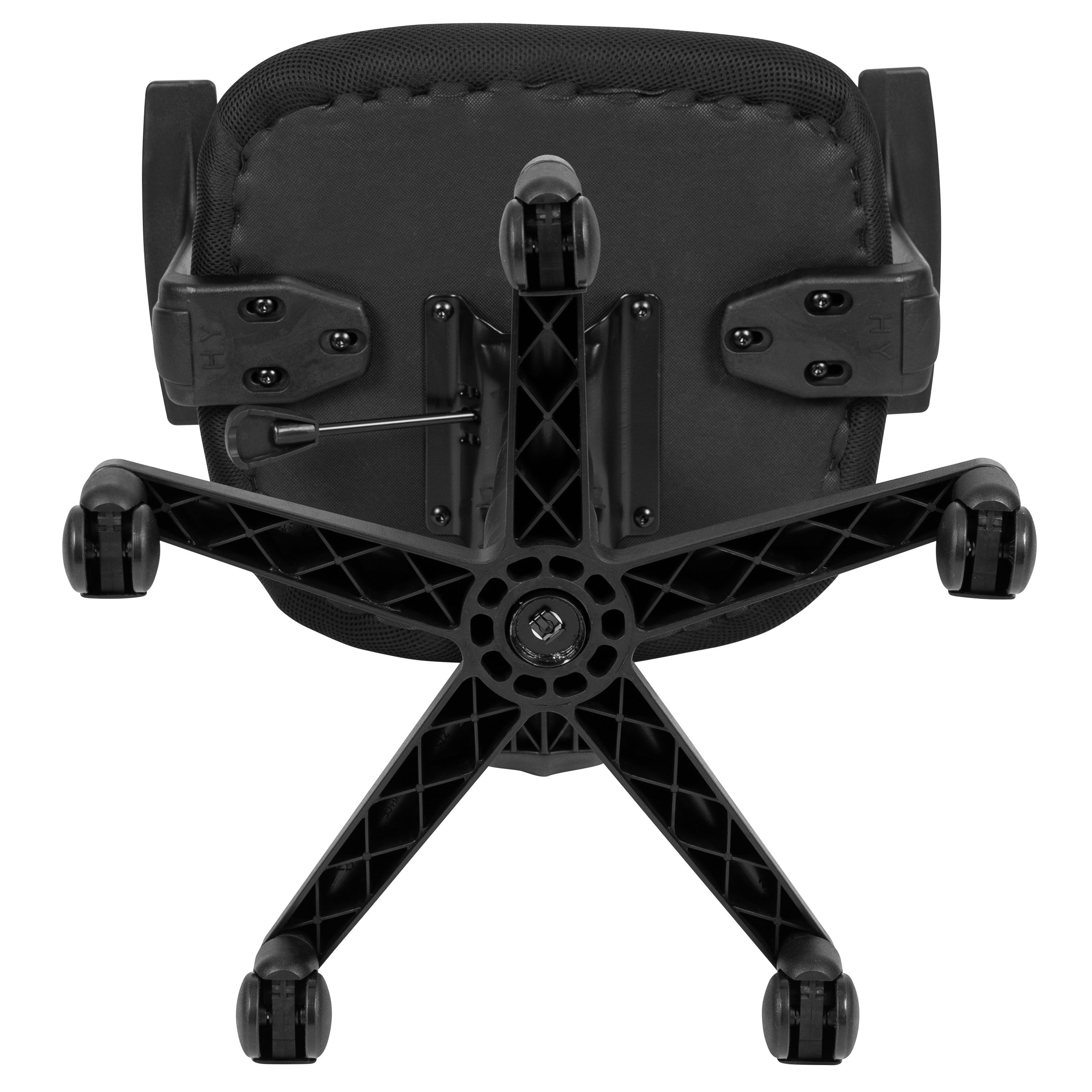 Flash Fundamentals Mid-Back Mesh Swivel Task Office Chair with Pivot Back and Arms