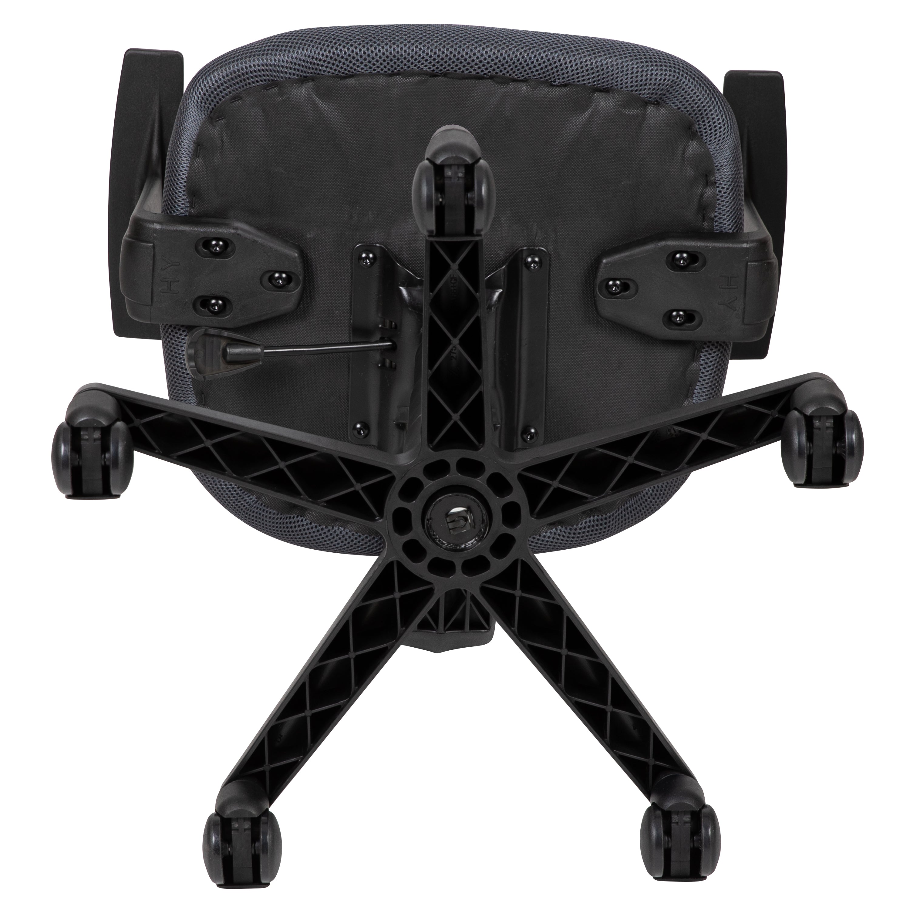 Flash Fundamentals Mid-Back Mesh Swivel Task Office Chair with Pivot Back and Arms