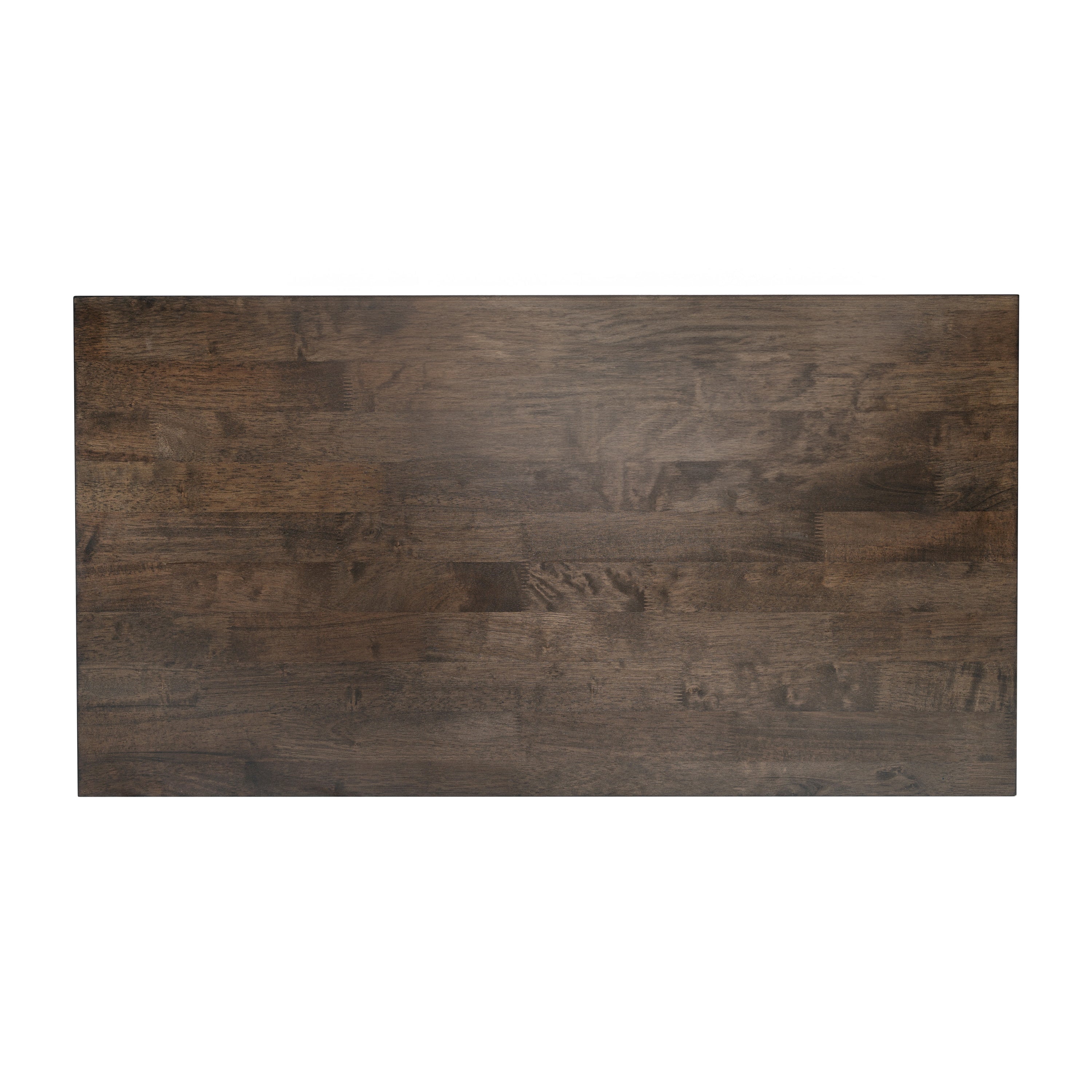 Eli Solid Wood Farmhouse Coffee Table, Trestle Style Accent Table