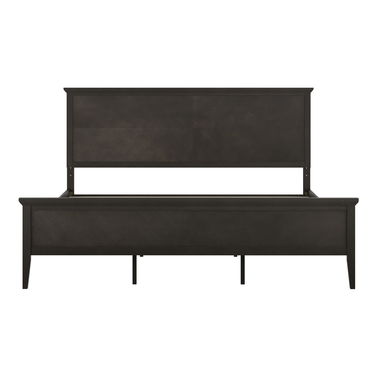 Fiona Solid Wood Platform Bed Frame with Headboard, Footboard, and Slatted Bottom