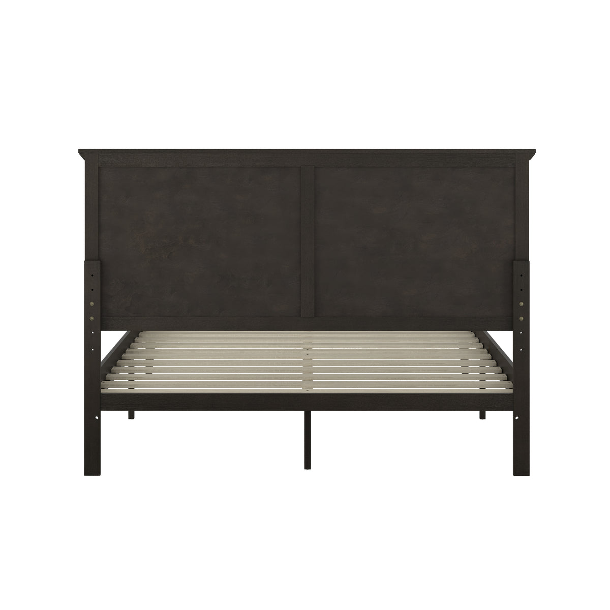 Fiona Solid Wood Platform Bed Frame with Headboard, Footboard, and Slatted Bottom