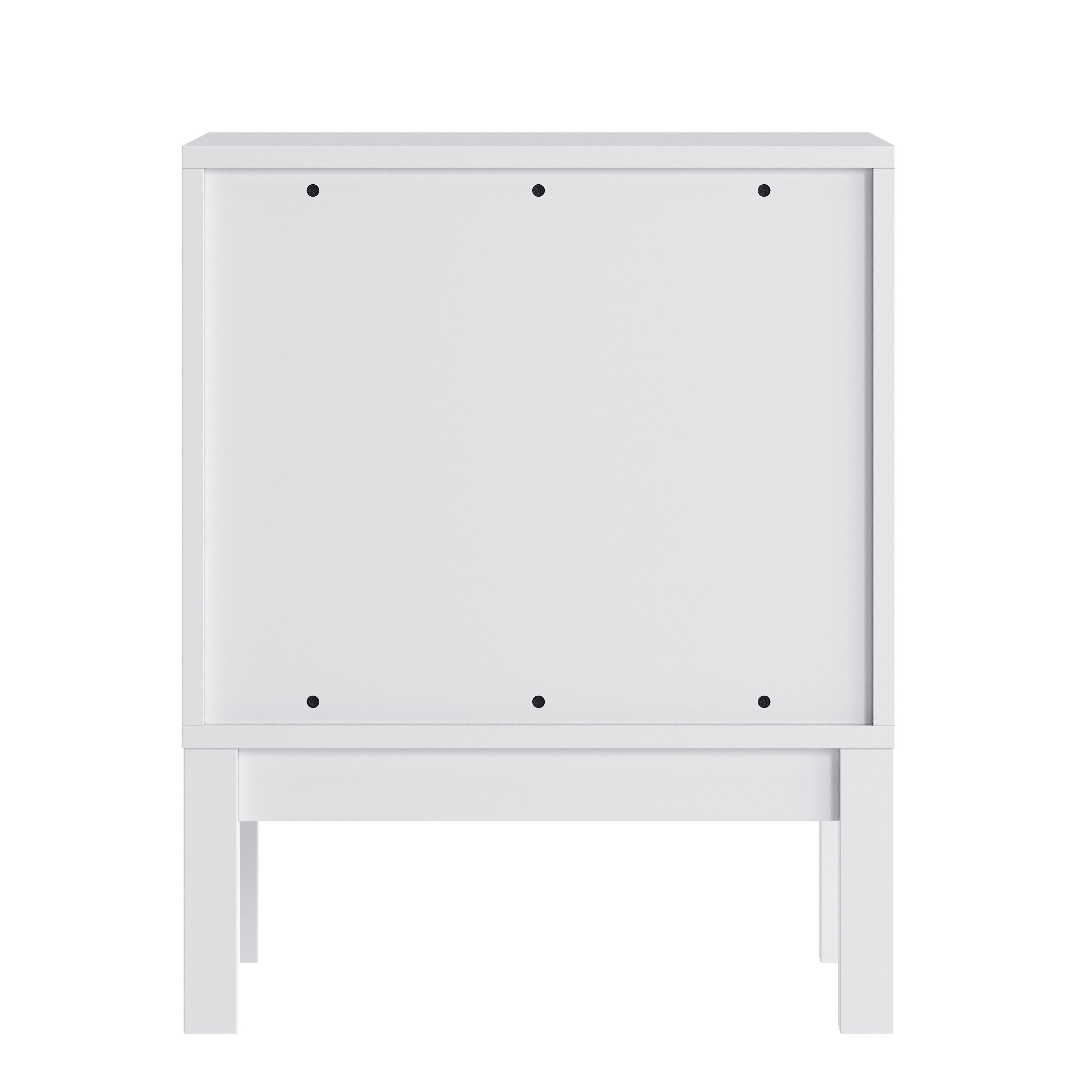 Dallas Wooden Night Stand, Bedroom Side Table with 2 Storage Drawers for Kids