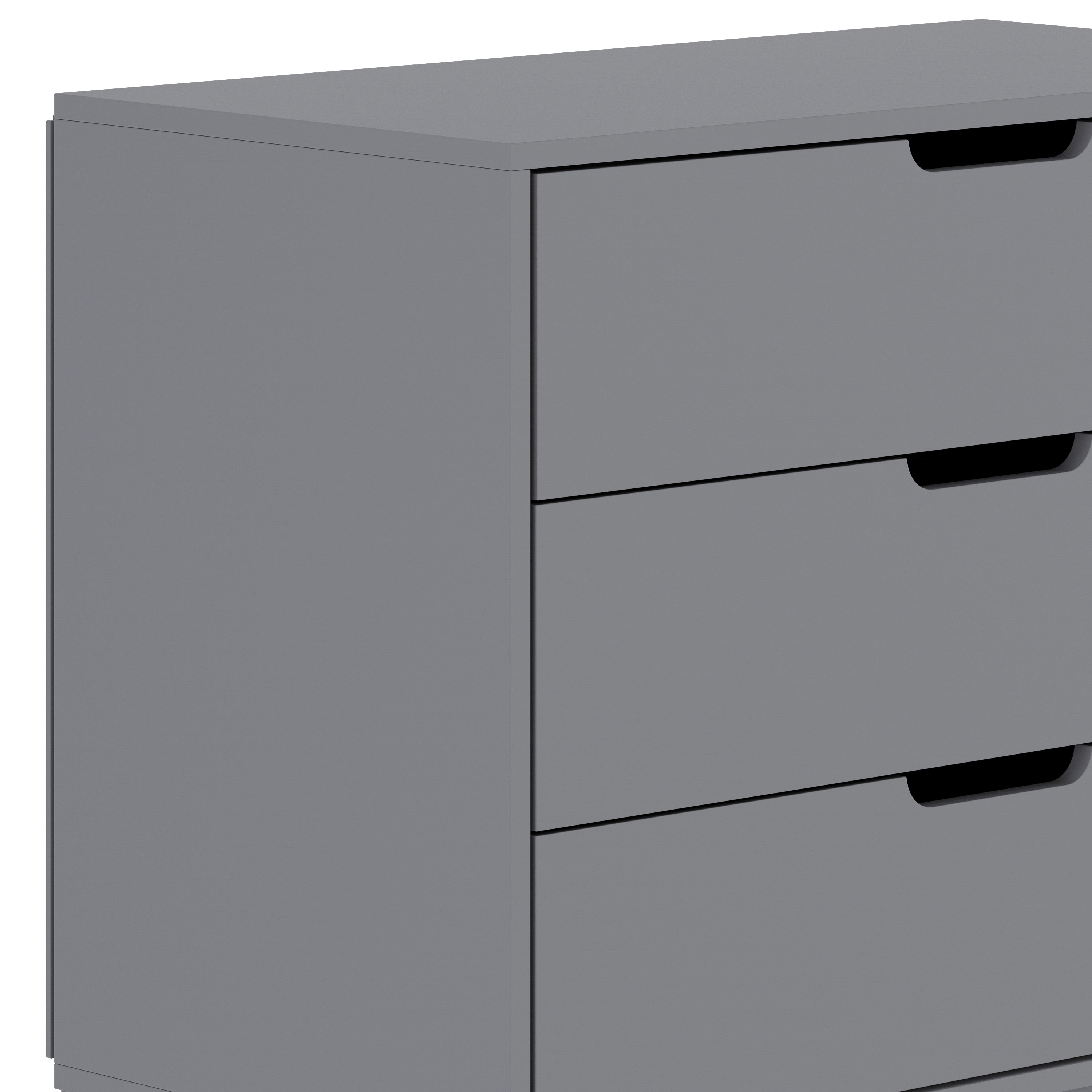 Dallas Wooden 3-Drawer Dresser for Bedroom, Chest of Drawers for Kids