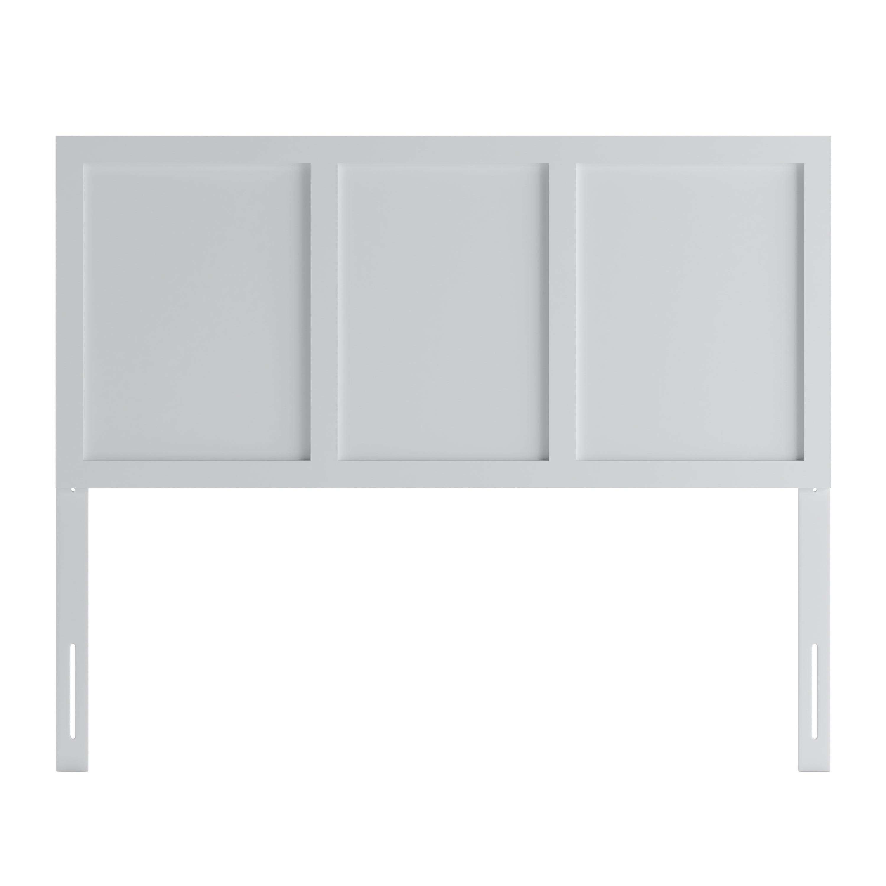 Oliver Paneled Wooden Adjustable Headboard for Universal Metal Bed Frames
