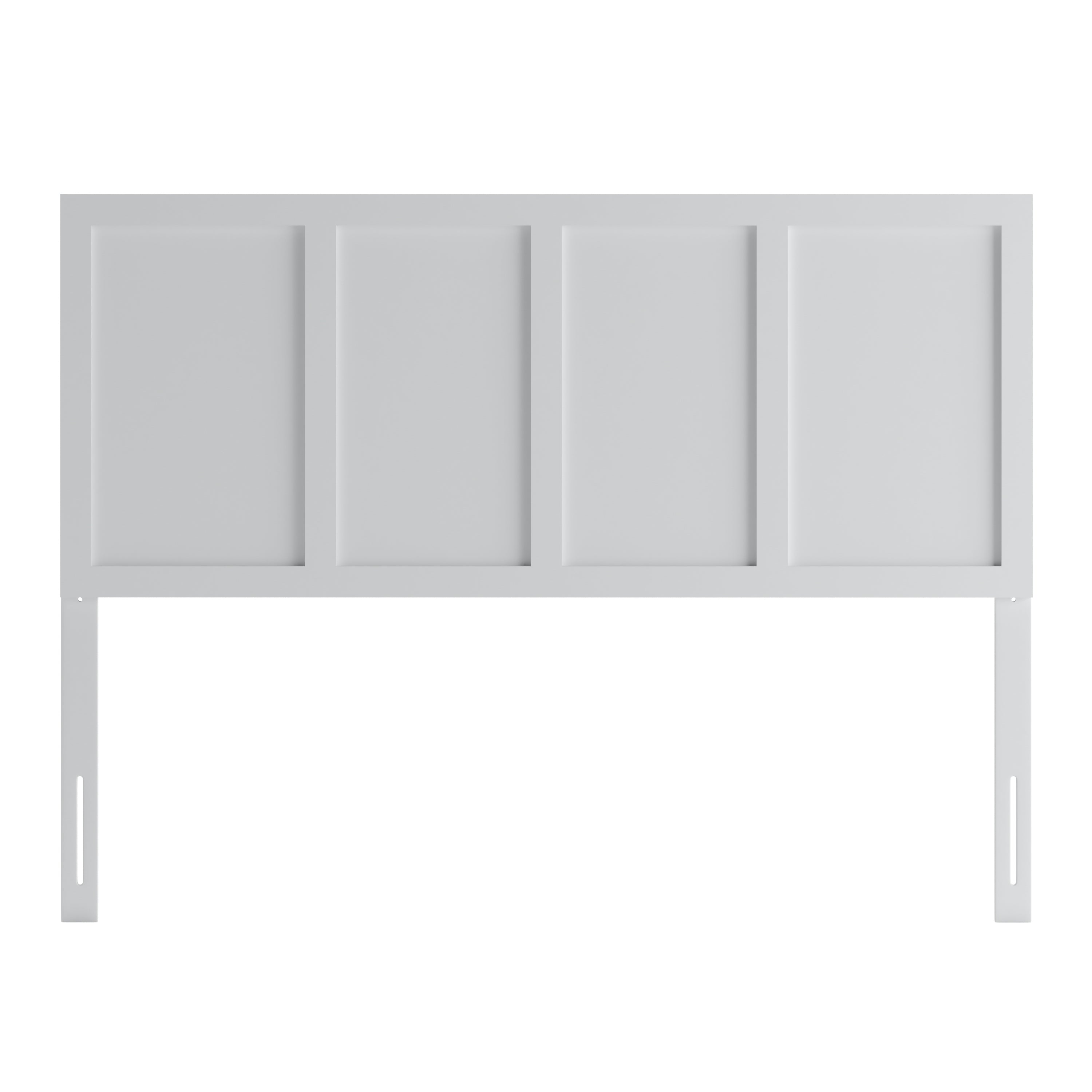 Oliver Paneled Wooden Adjustable Headboard for Universal Metal Bed Frames