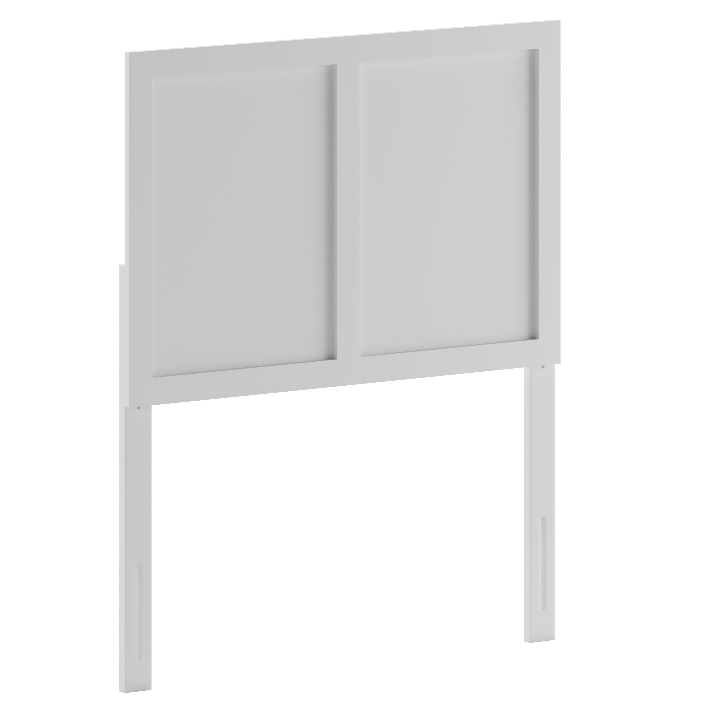 Oliver Paneled Wooden Adjustable Headboard for Universal Metal Bed Frames