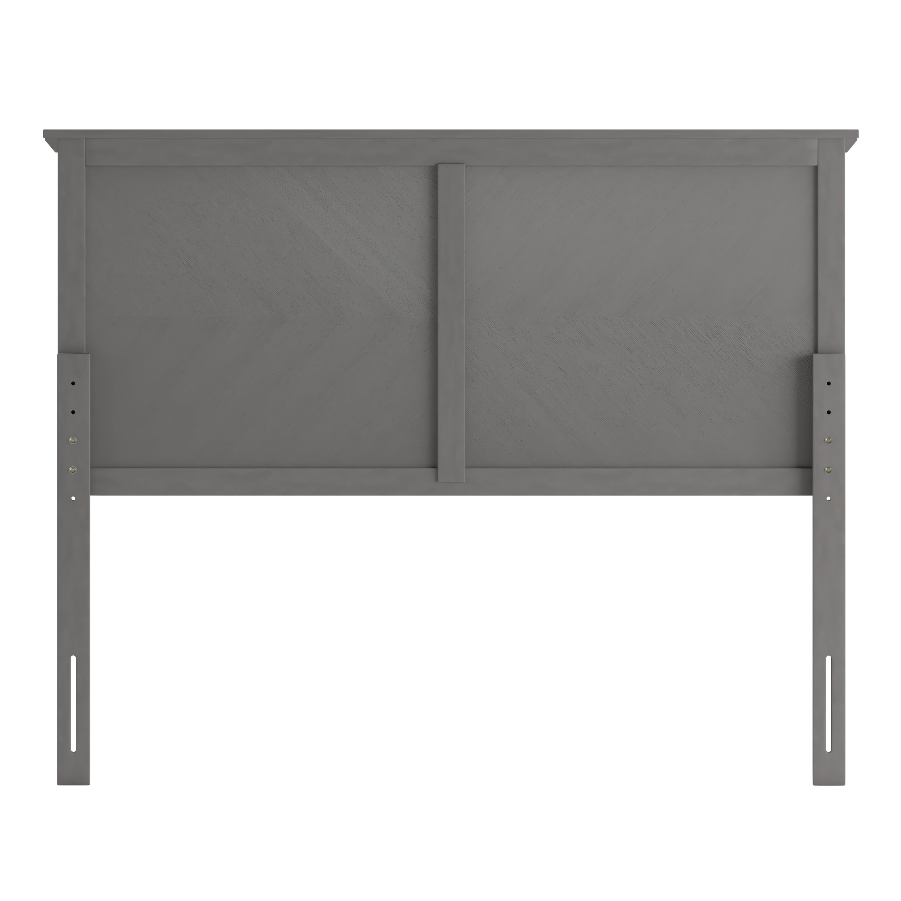 Fiona Herring Bone Wooden Adjustable Headboard for Universal Metal Bed Frames