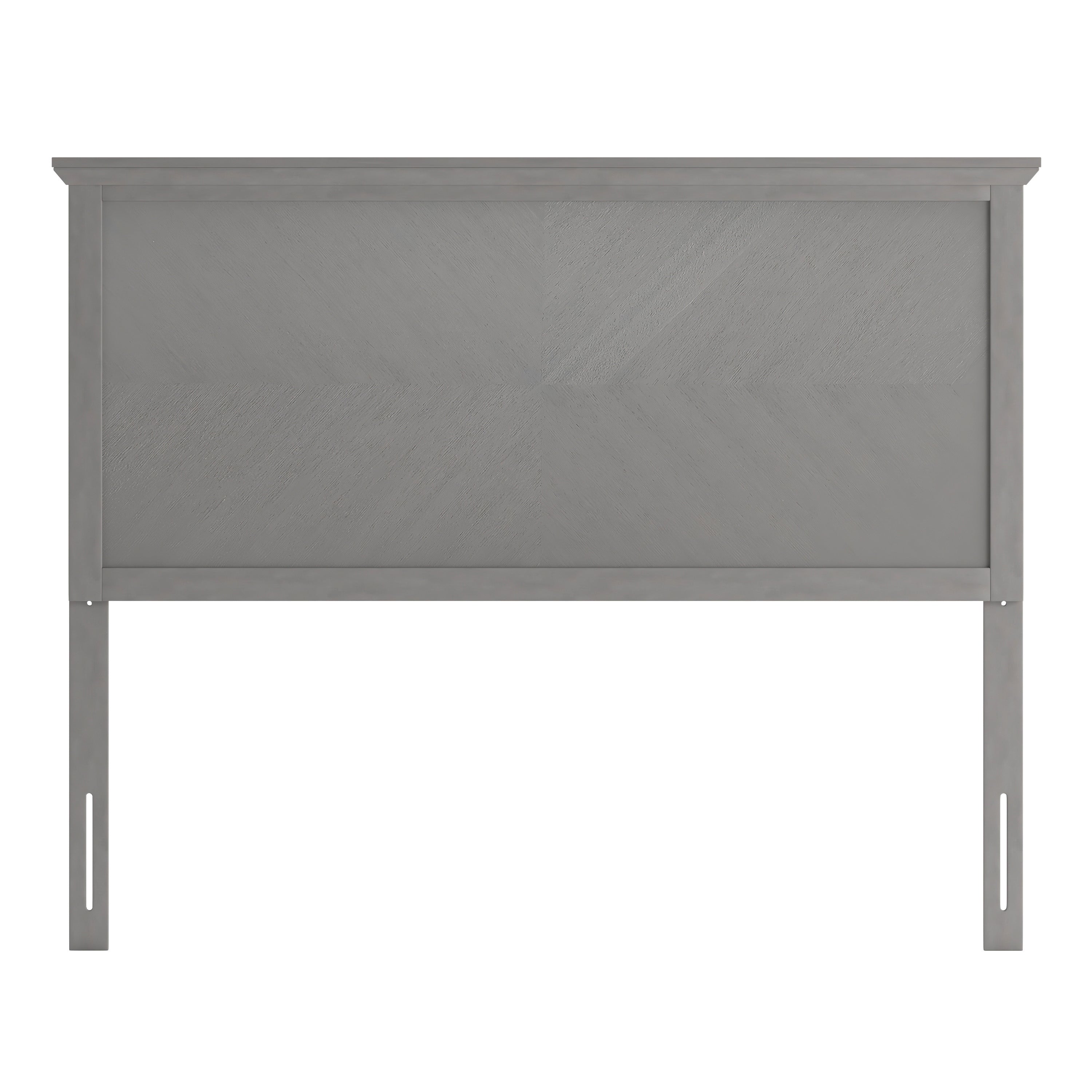 Fiona Herring Bone Wooden Adjustable Headboard for Universal Metal Bed Frames