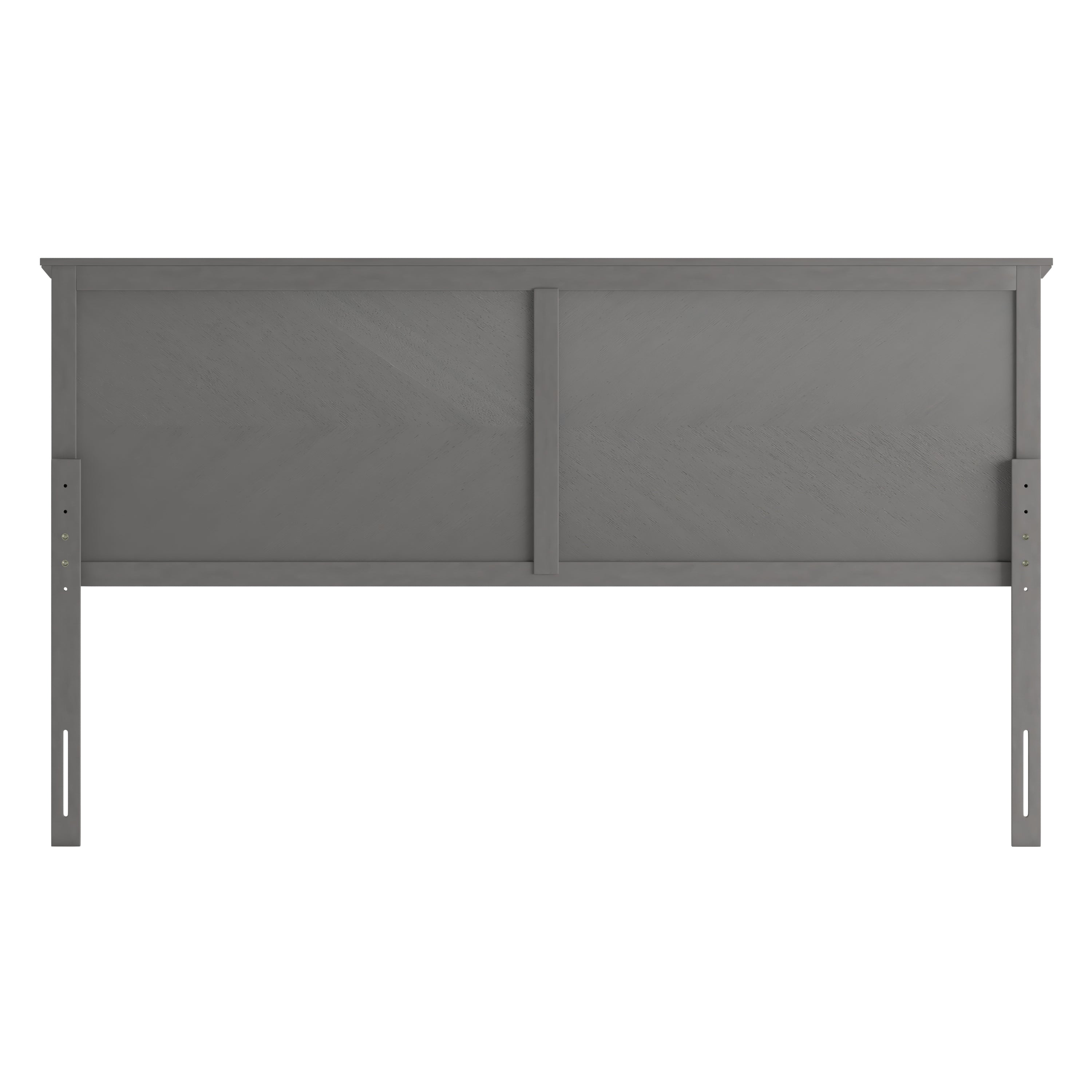 Fiona Herring Bone Wooden Adjustable Headboard for Universal Metal Bed Frames