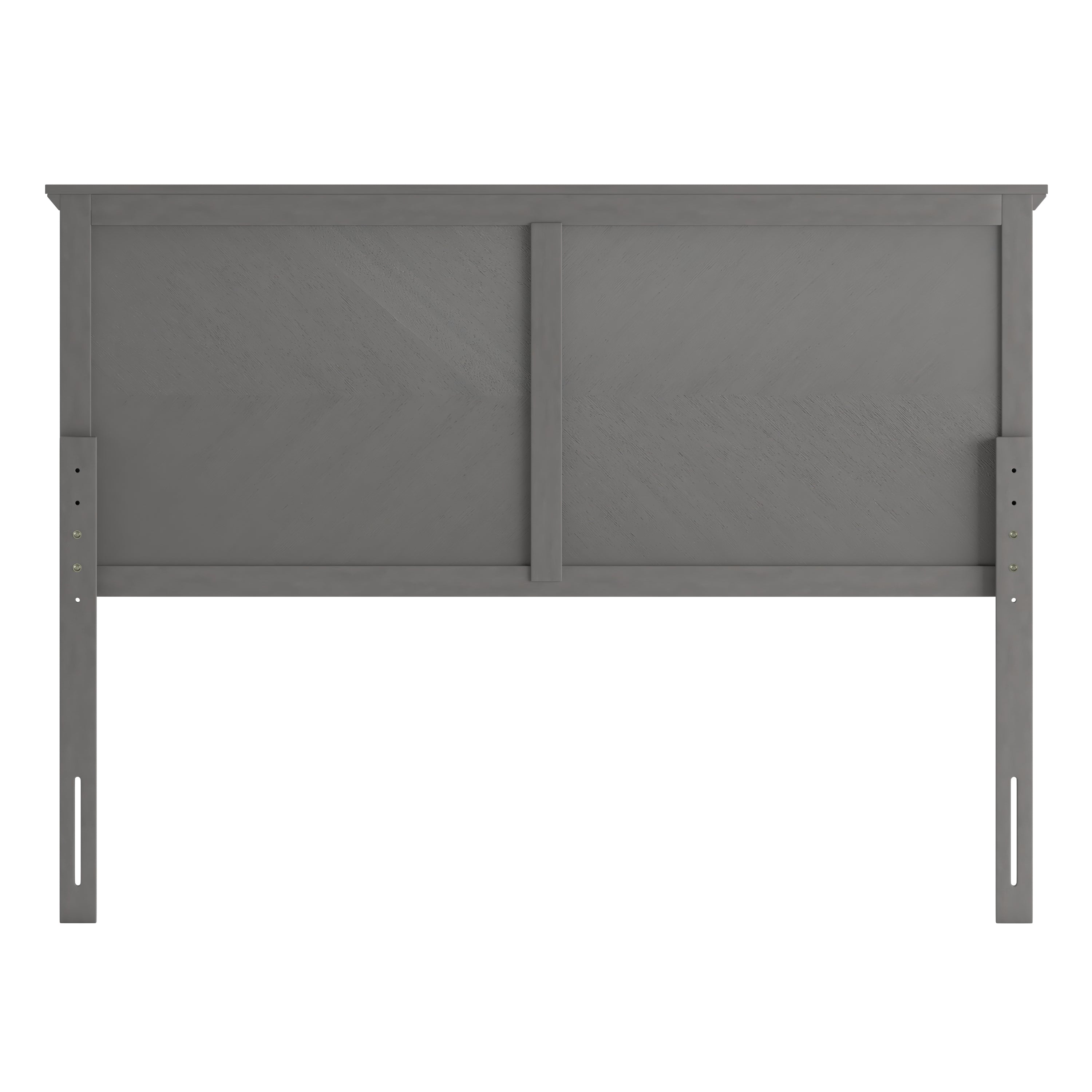 Fiona Herring Bone Wooden Adjustable Headboard for Universal Metal Bed Frames