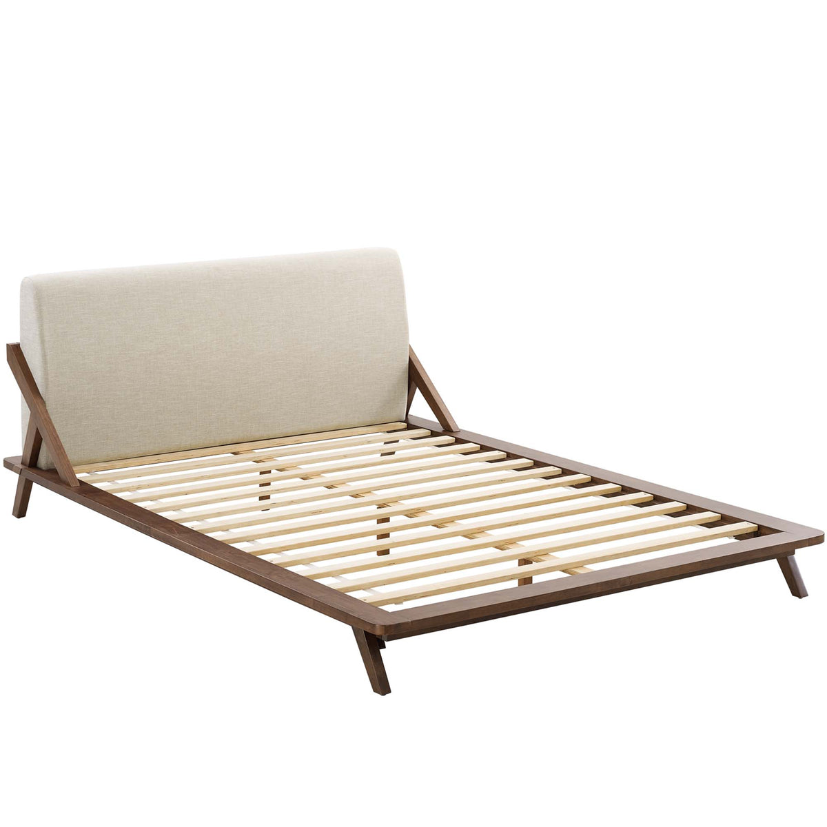 Luella Upholstered Fabric Platform Bed
