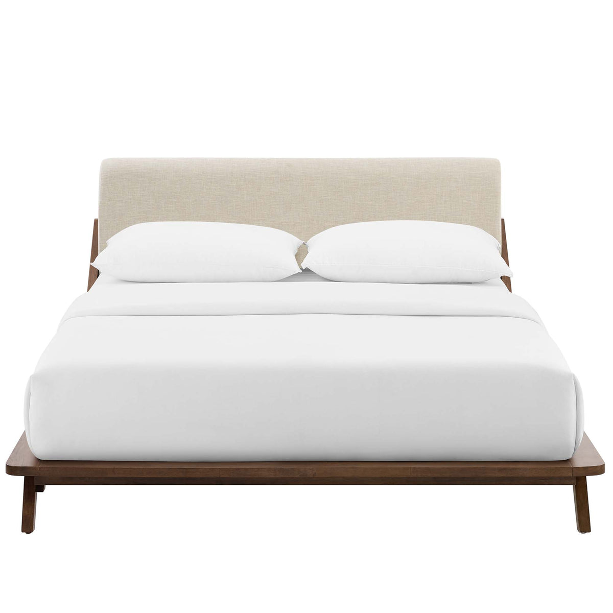 Luella Upholstered Fabric Platform Bed