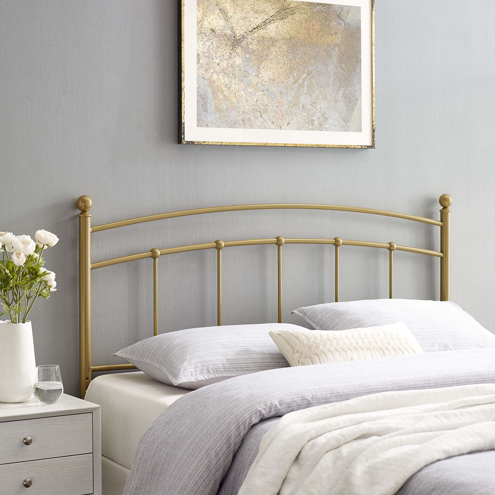 Abigail Metal Headboard