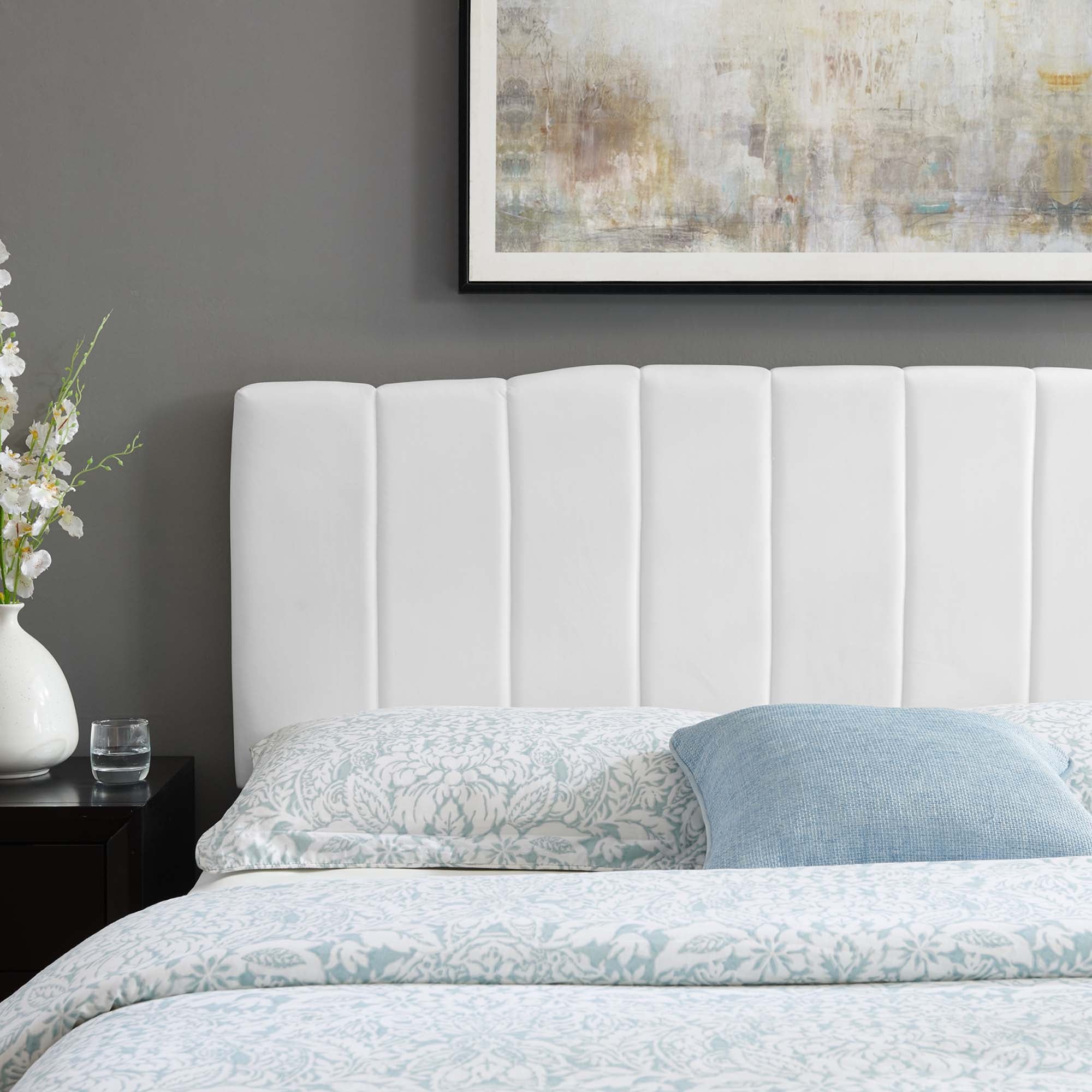 Camilla Channel Tufted Performance Velvet / Headboard