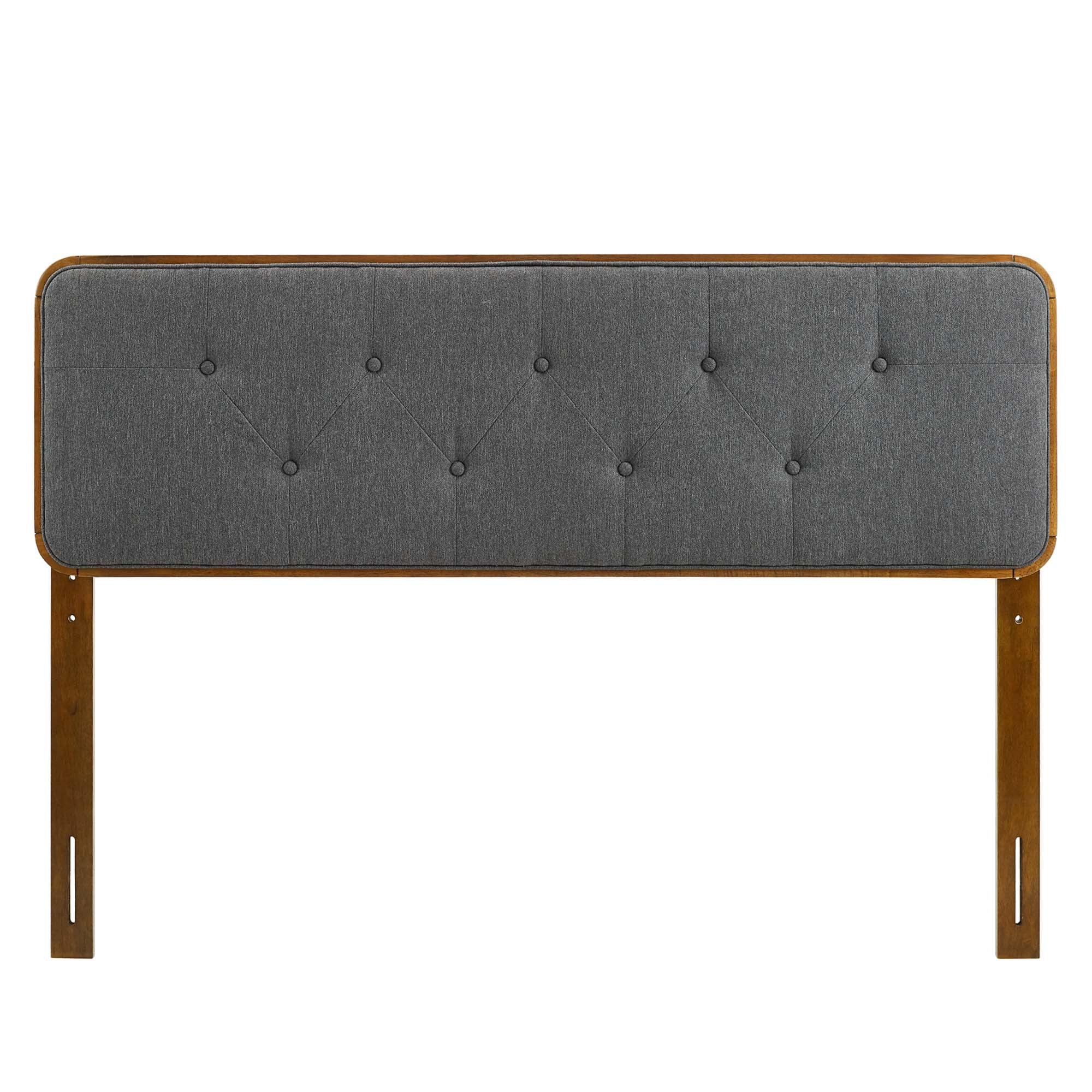 Bridgette Wood Platform Bed With Splayed Legs