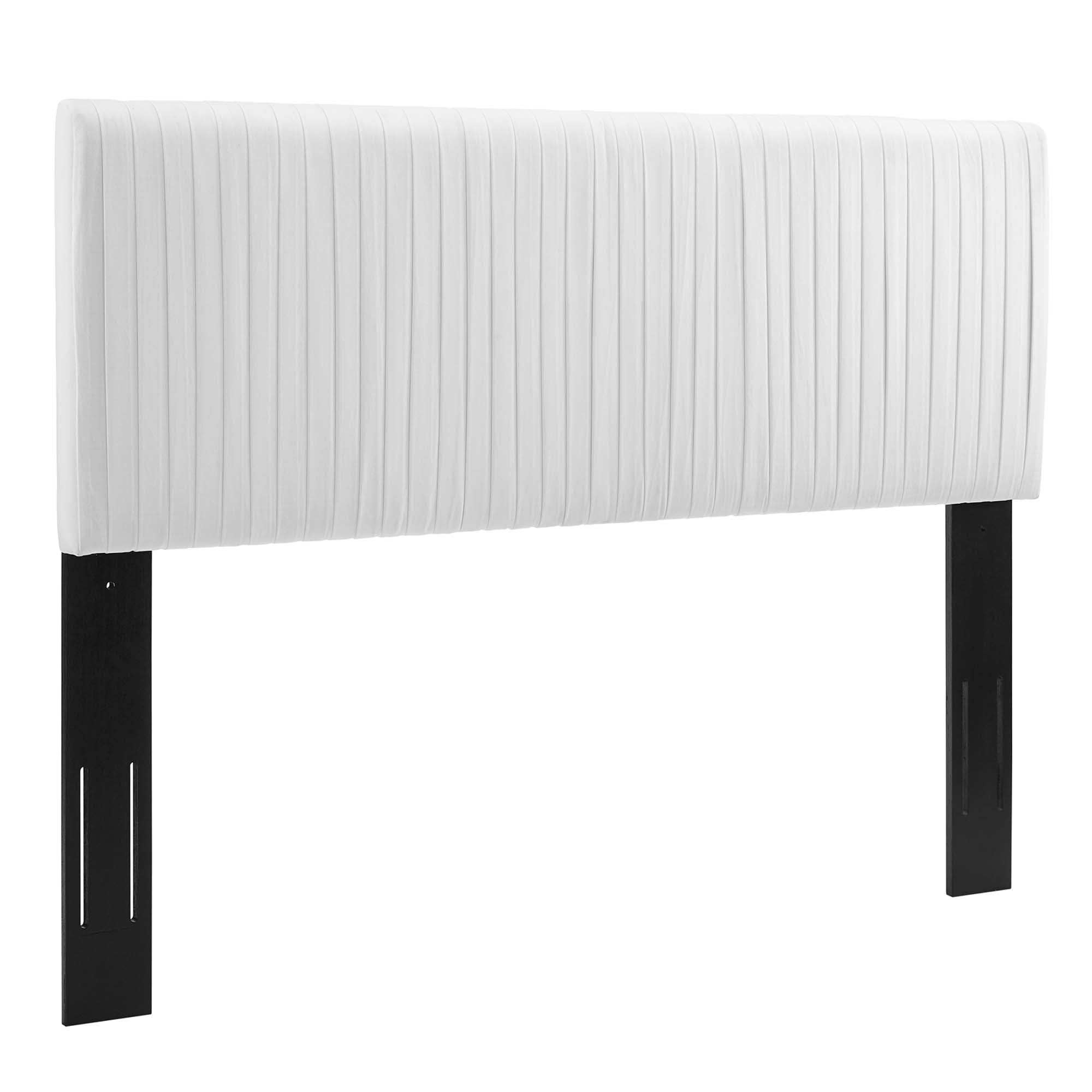Eloise Channel Tufted Performance Velvet / Headboard
