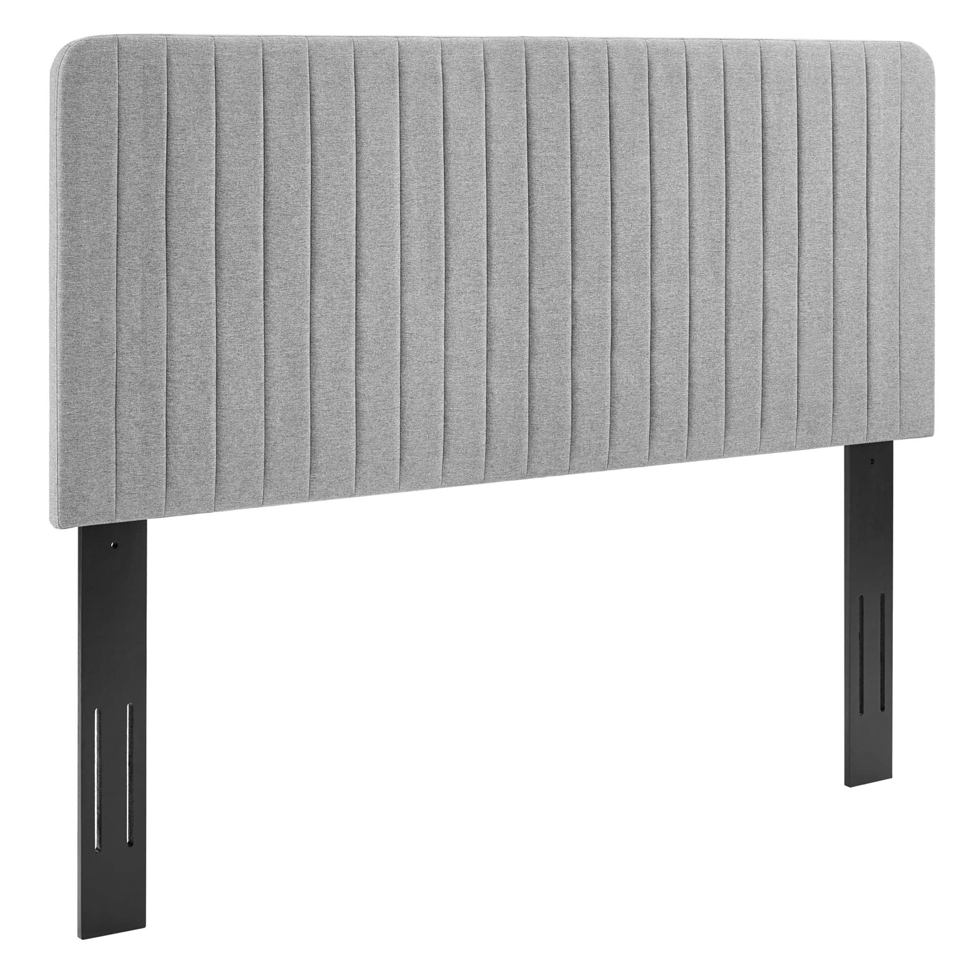 Milenna Channel Tufted Upholstered Fabric / Headboard