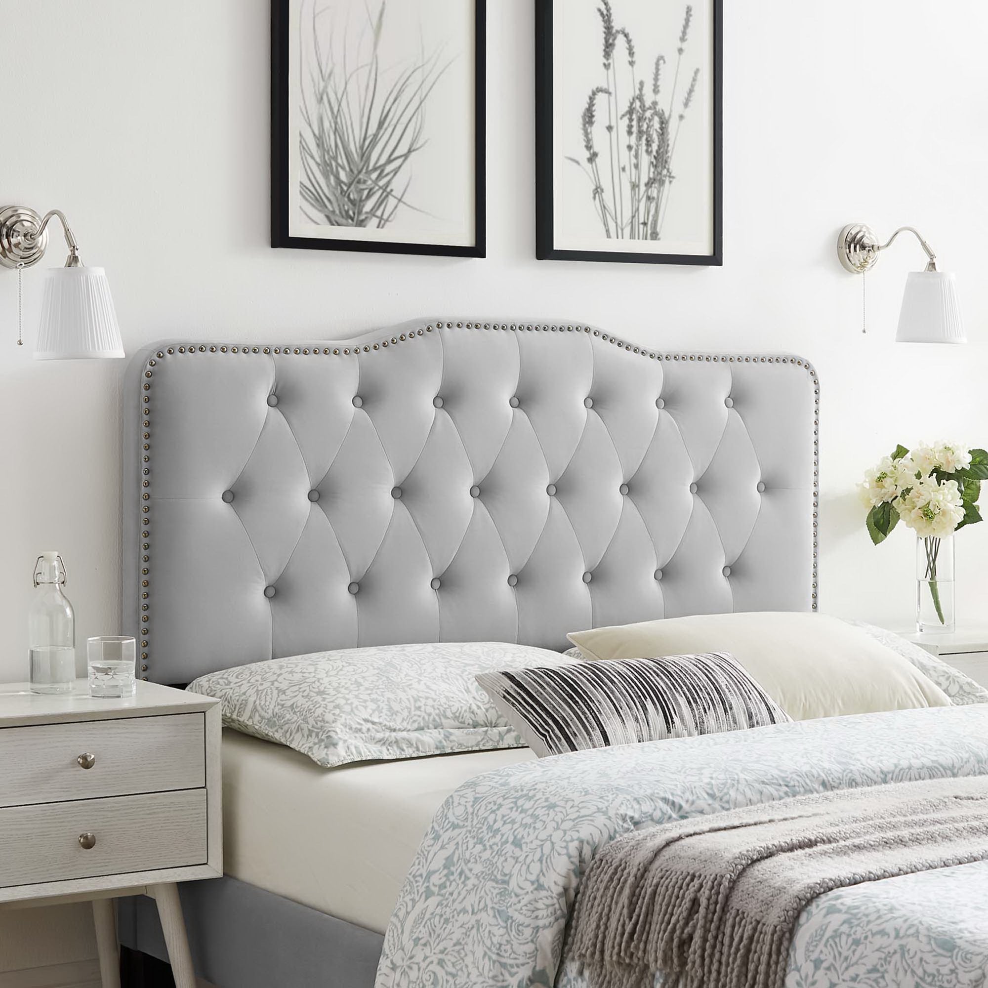 Sophia Tufted Performance Velvet Headboard