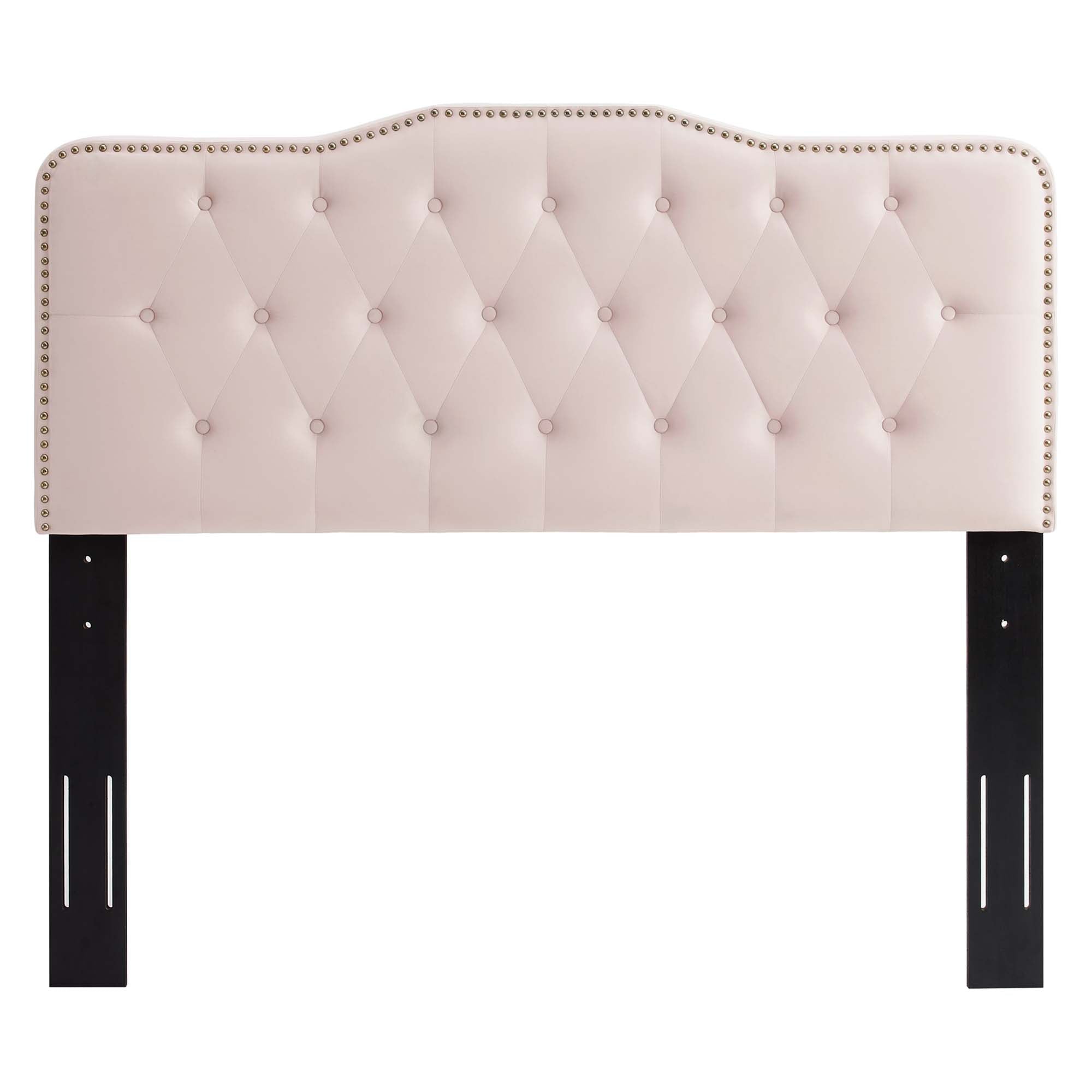 Amber Tufted Performance Velvet Platform Bed