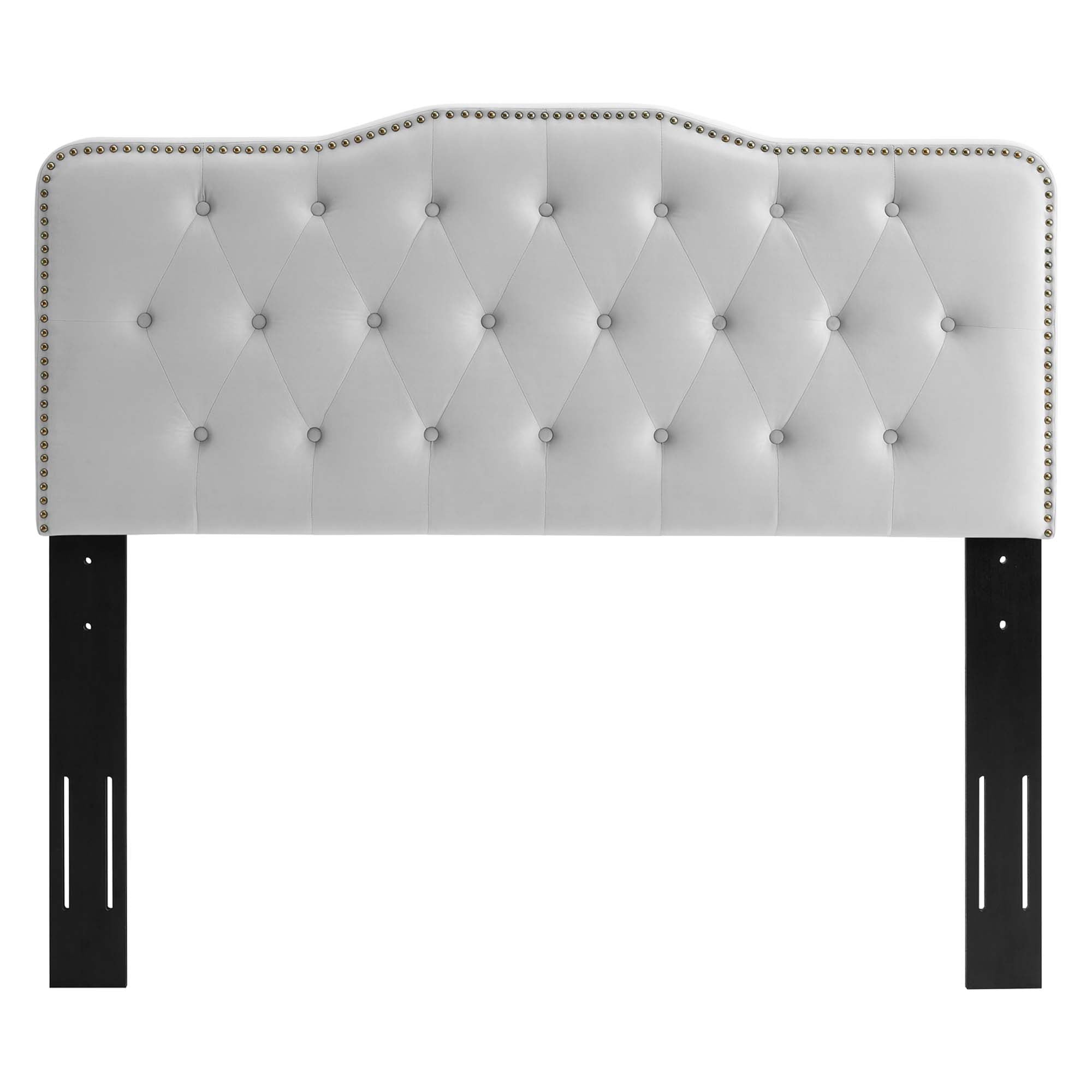 Amber Tufted Performance Velvet Platform Bed