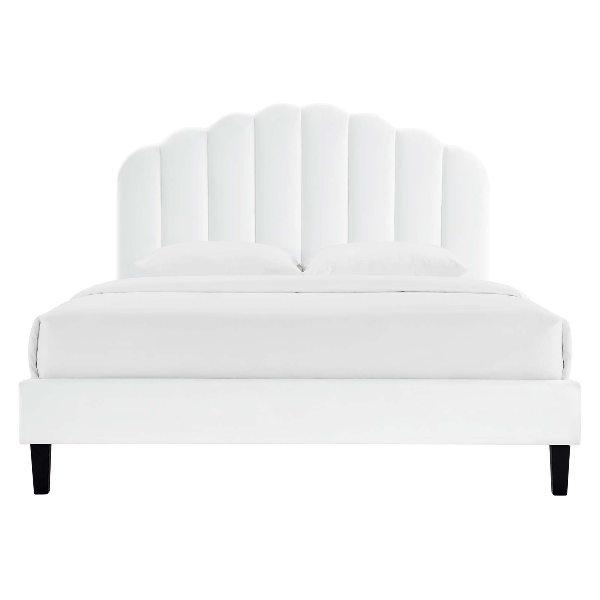 Daisy Performance Velvet Platform Bed