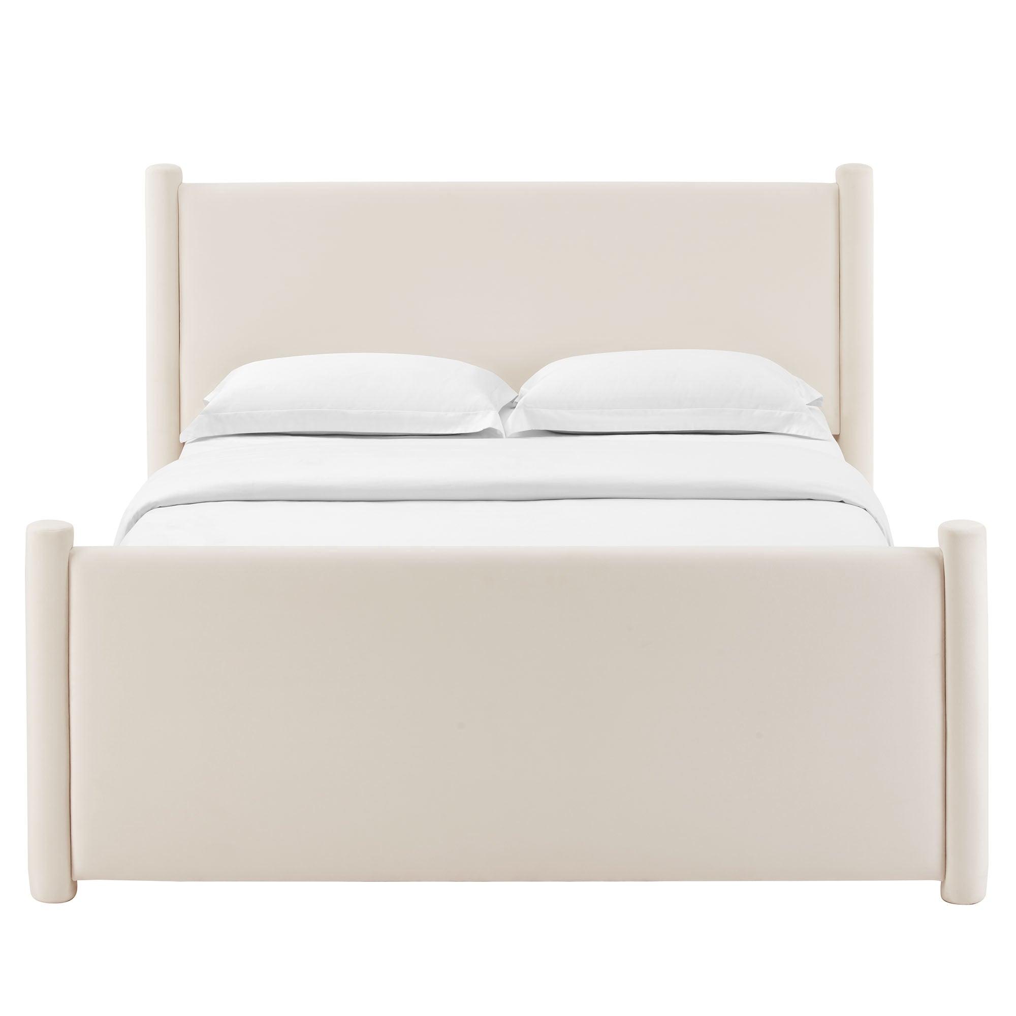 Rael Performance Velvet Platform Bed