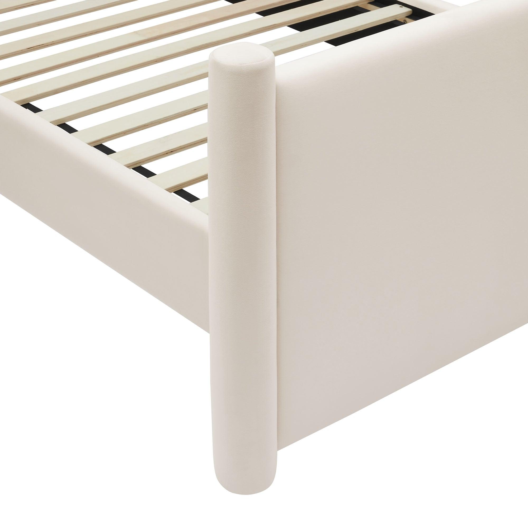 Rael Performance Velvet Platform Bed