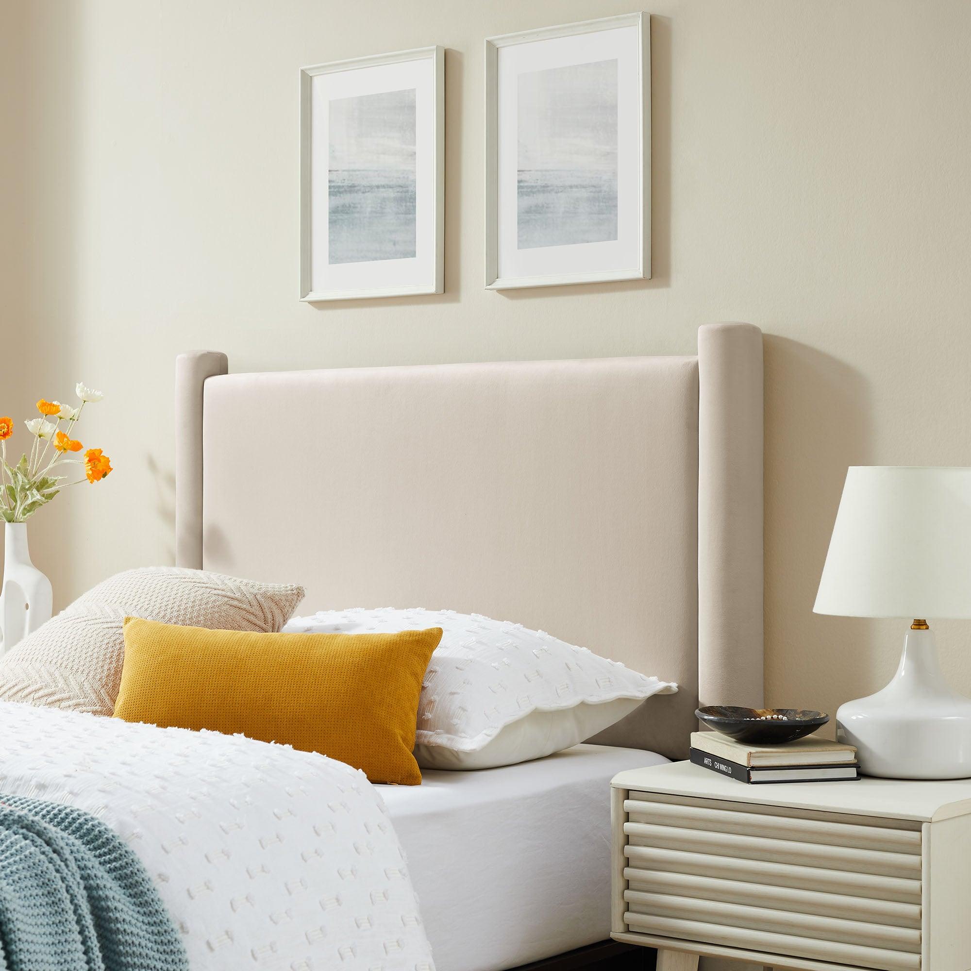 Rael Performance Velvet Headboard